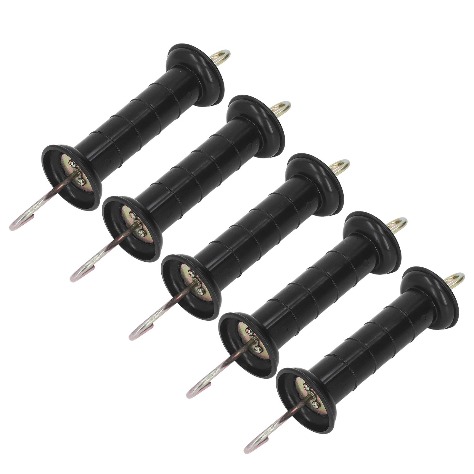 5Pcs Electric Fence Handle Insulated Gate Grip Bar with Metal Hook for Farm view 9
