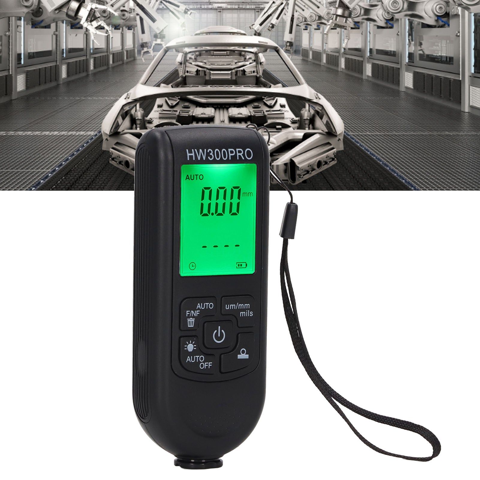 Digital Coating Thickness Gauge ABS with Portable Rope Automatic Shutdown view 12