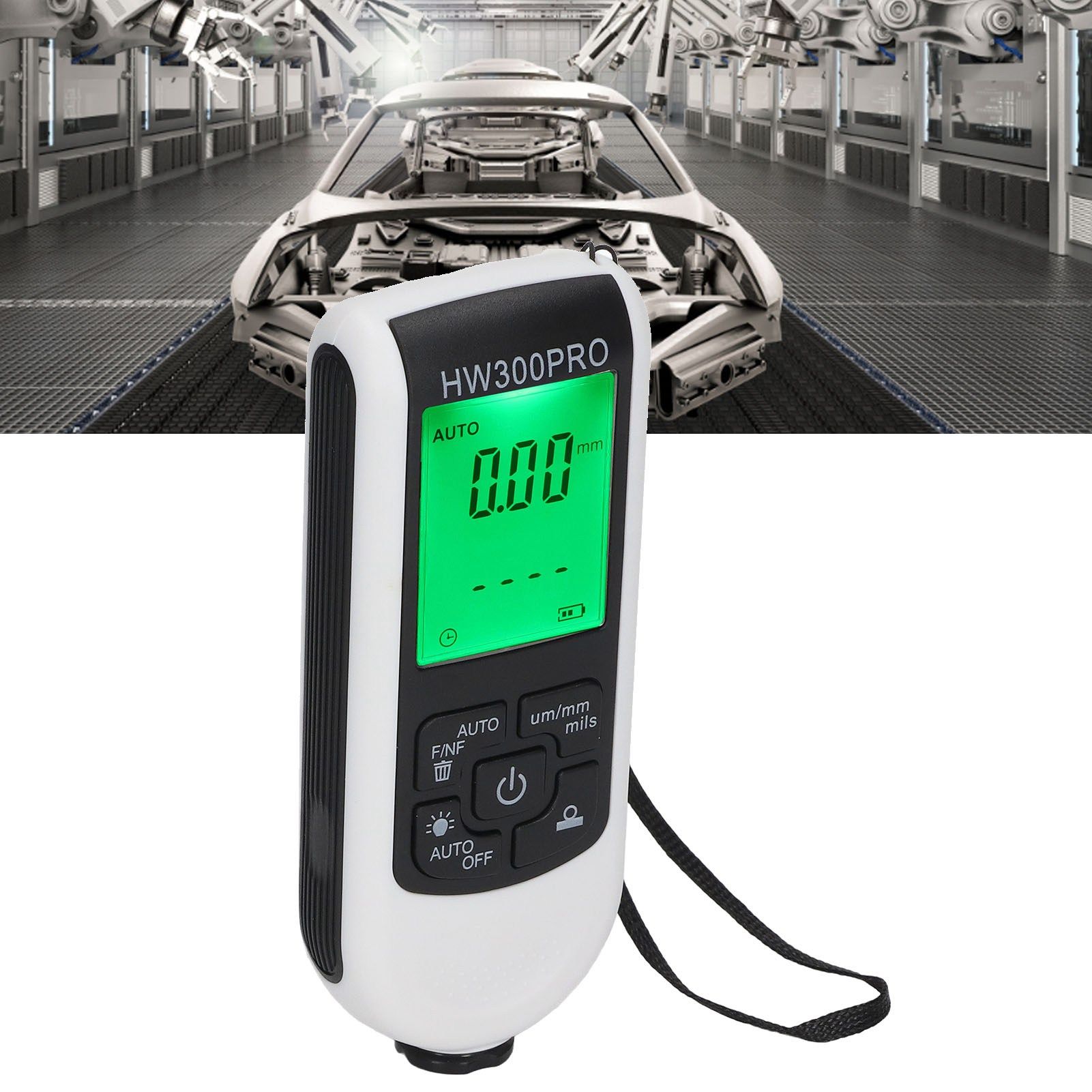 Digital Coating Thickness Gauge ABS with Portable Rope Automatic Shutdown view 12