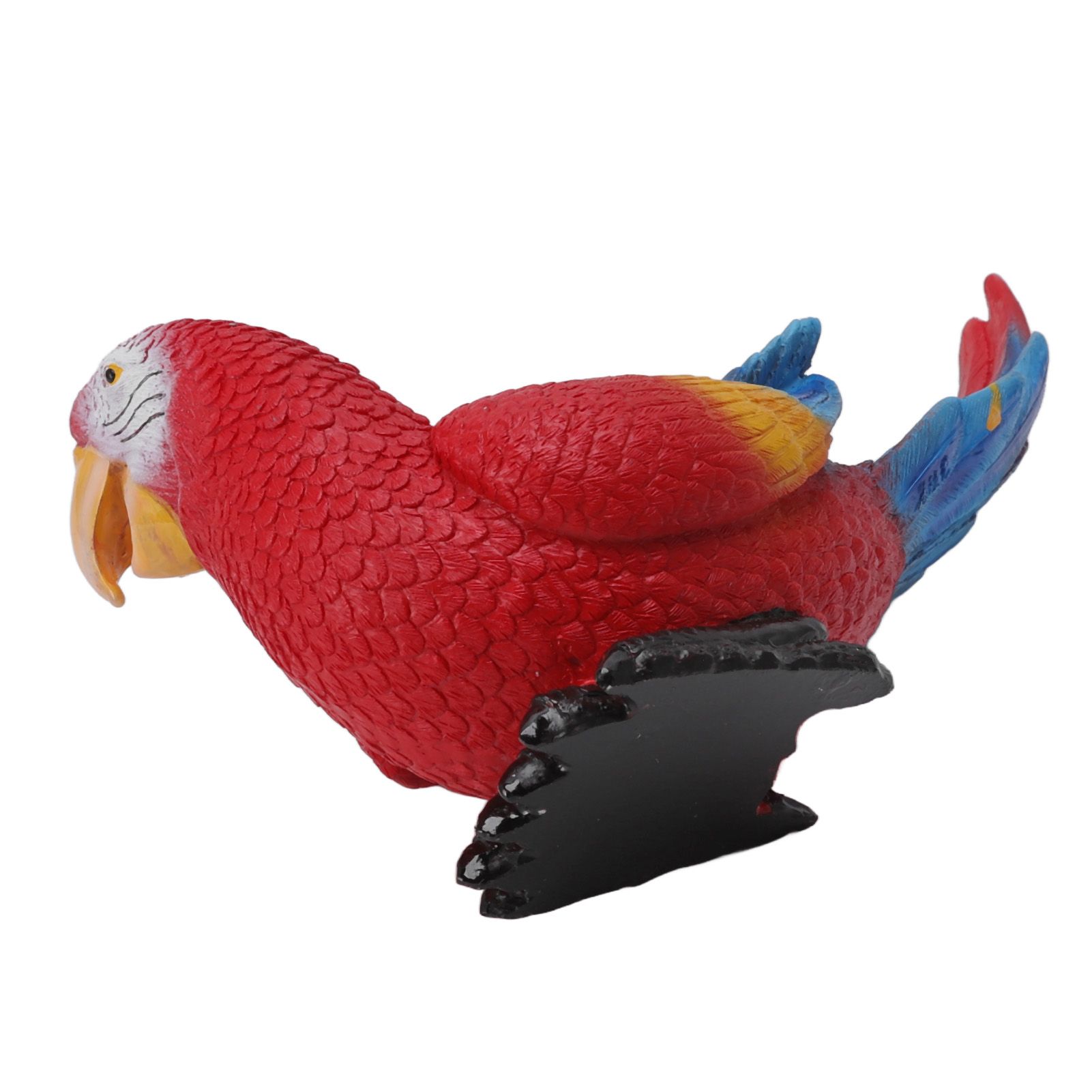 Parrot Sculpture Ornament Waterproof Lifelike Synthetic Resin Decorative Bird view 10