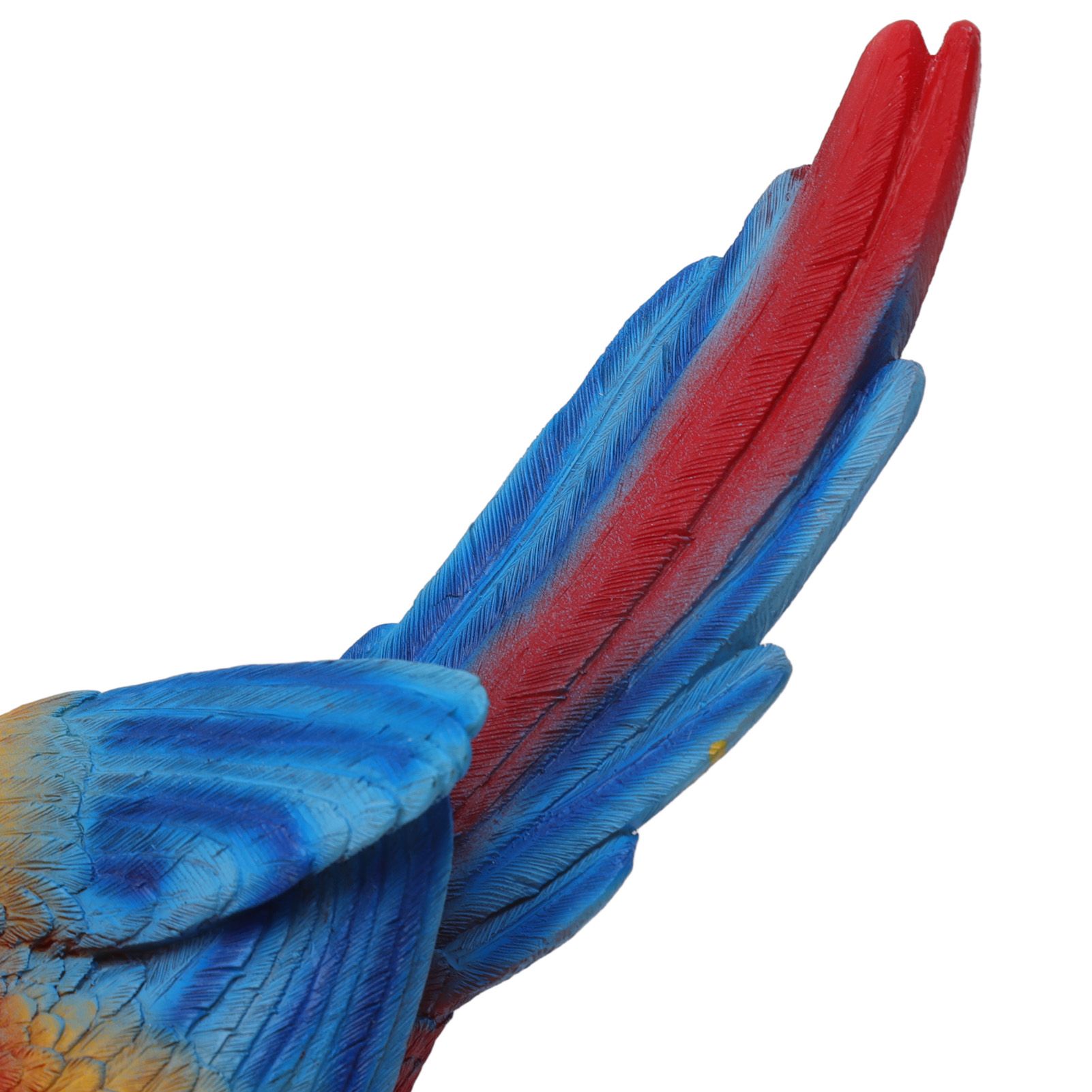 Parrot Sculpture Ornament Waterproof Lifelike Synthetic Resin Decorative Bird view 14