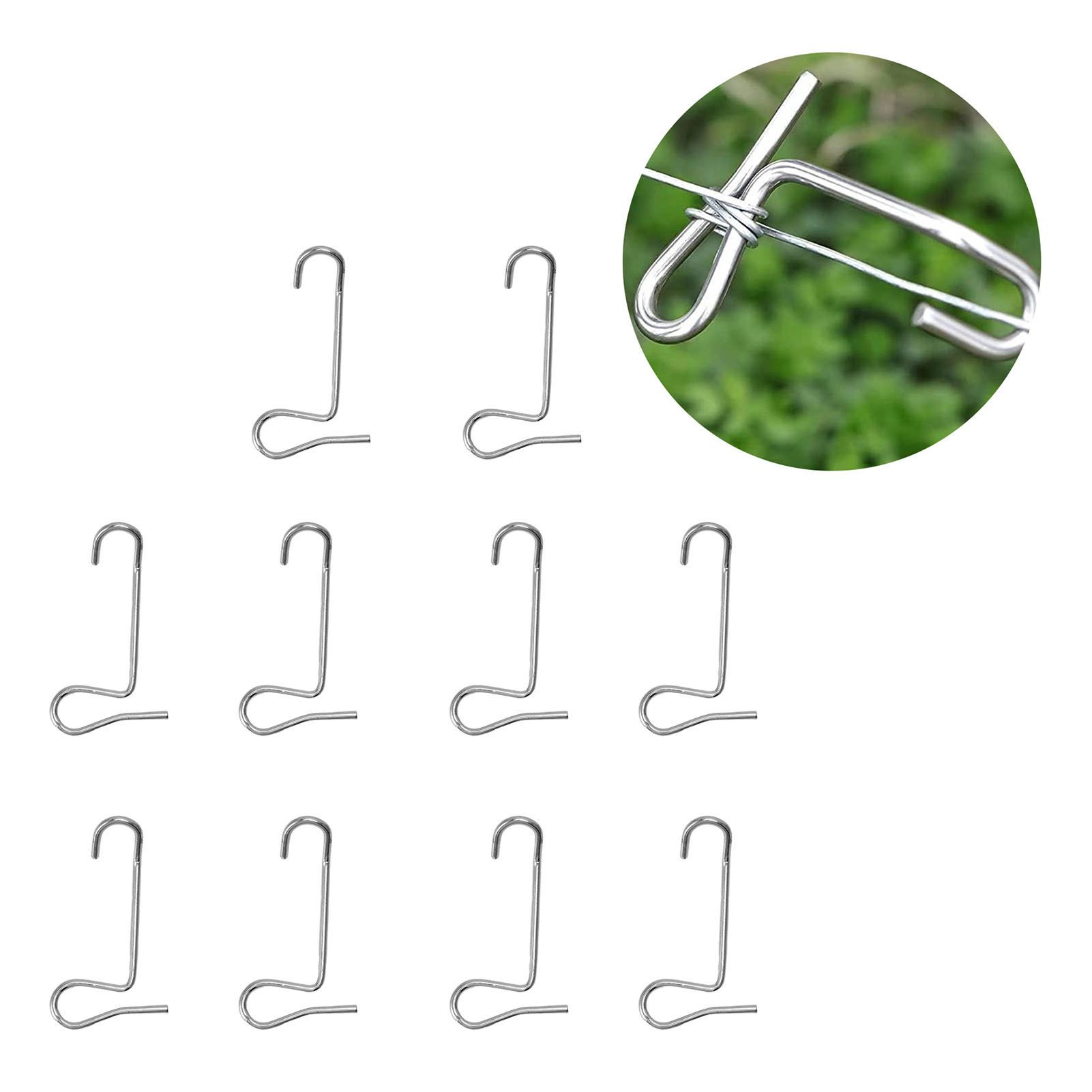 10Pcs Fence Wire Tensioner Tightener Metal Steel Wire Tensioning Tool Fence view 11