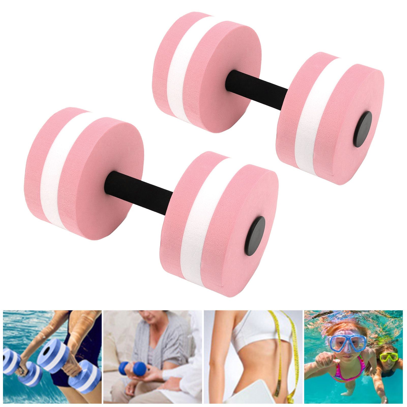 2 PCS EVA Water Floating Dumbbell Yoga Exercise Water Foam Dumbbell Fitness view 12