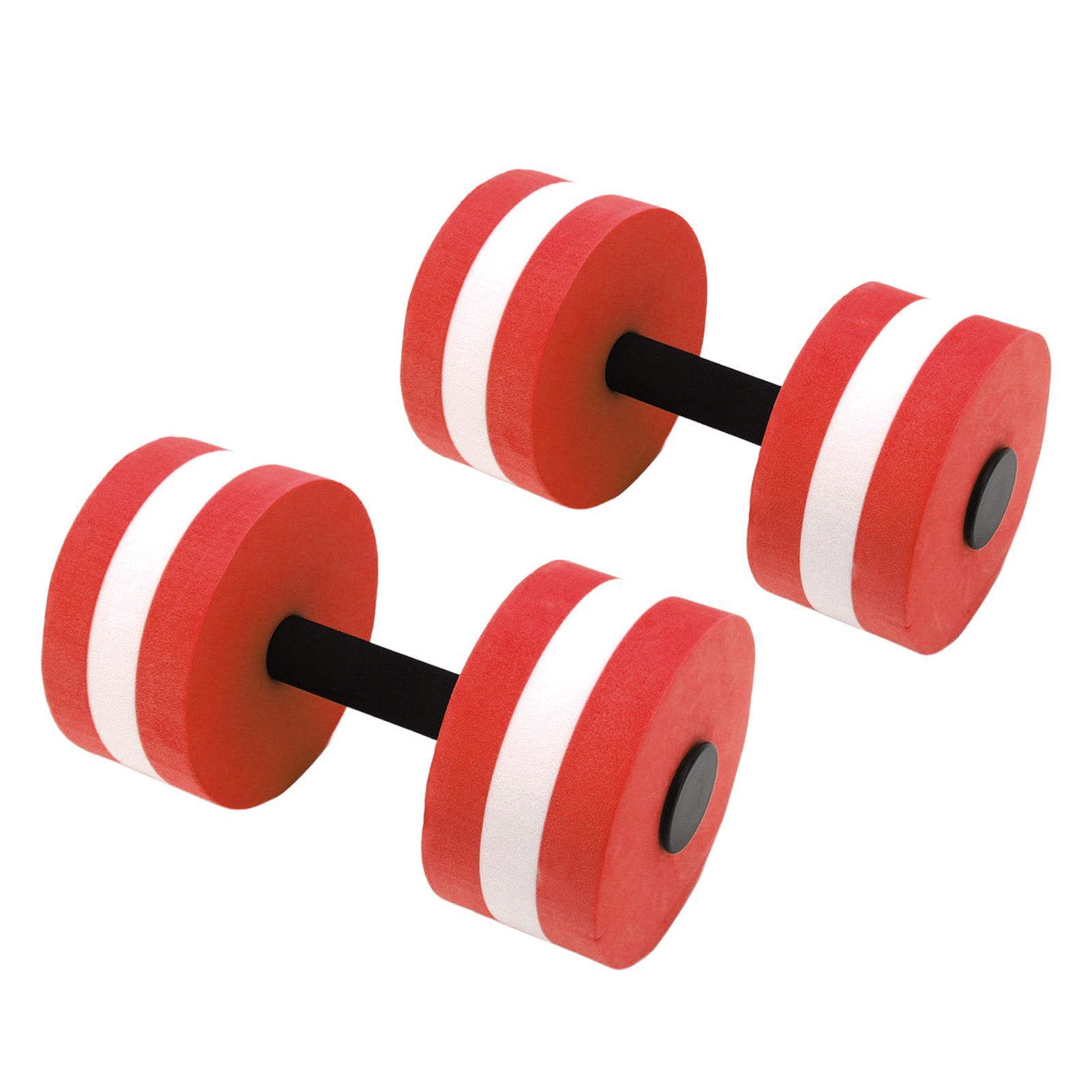 2 PCS EVA Water Floating Dumbbell Yoga Exercise Water Foam Dumbbell Fitness