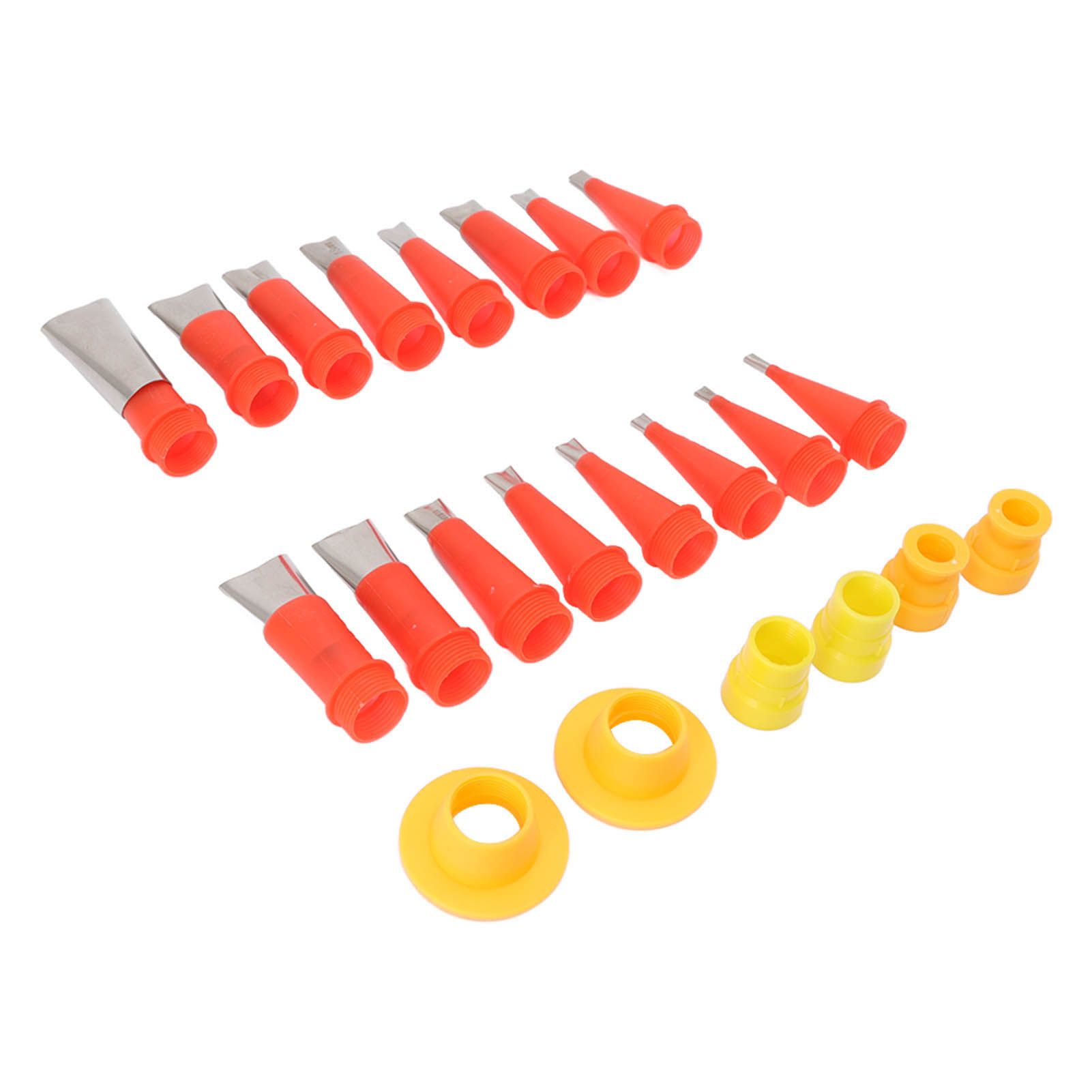 16pcs Stainless Steel Caulking Nozzle Applicator and 6pcs Connection Base view 2