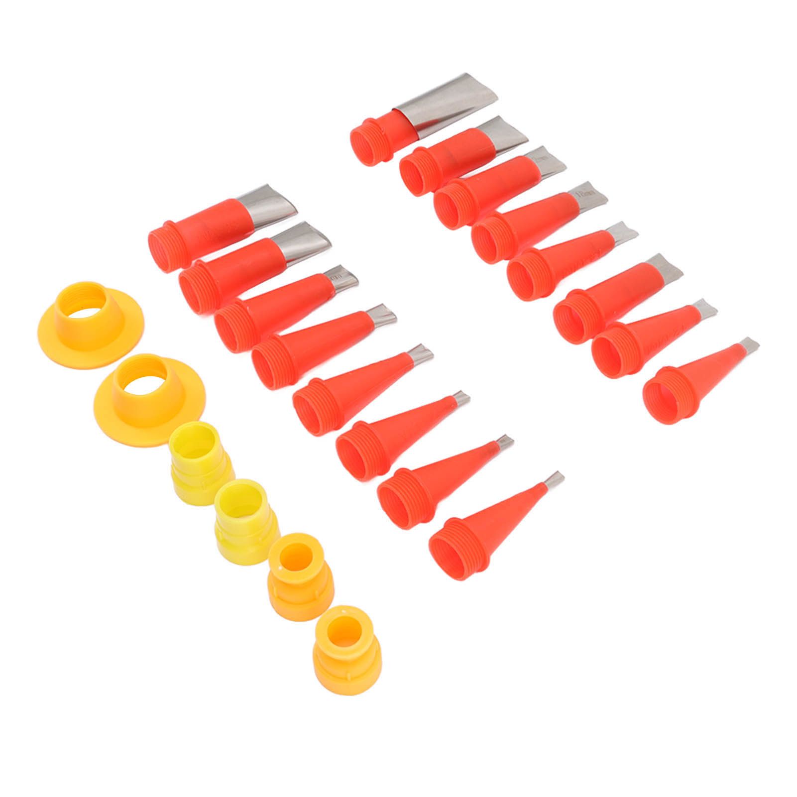 16pcs Stainless Steel Caulking Nozzle Applicator and 6pcs Connection Base view 3