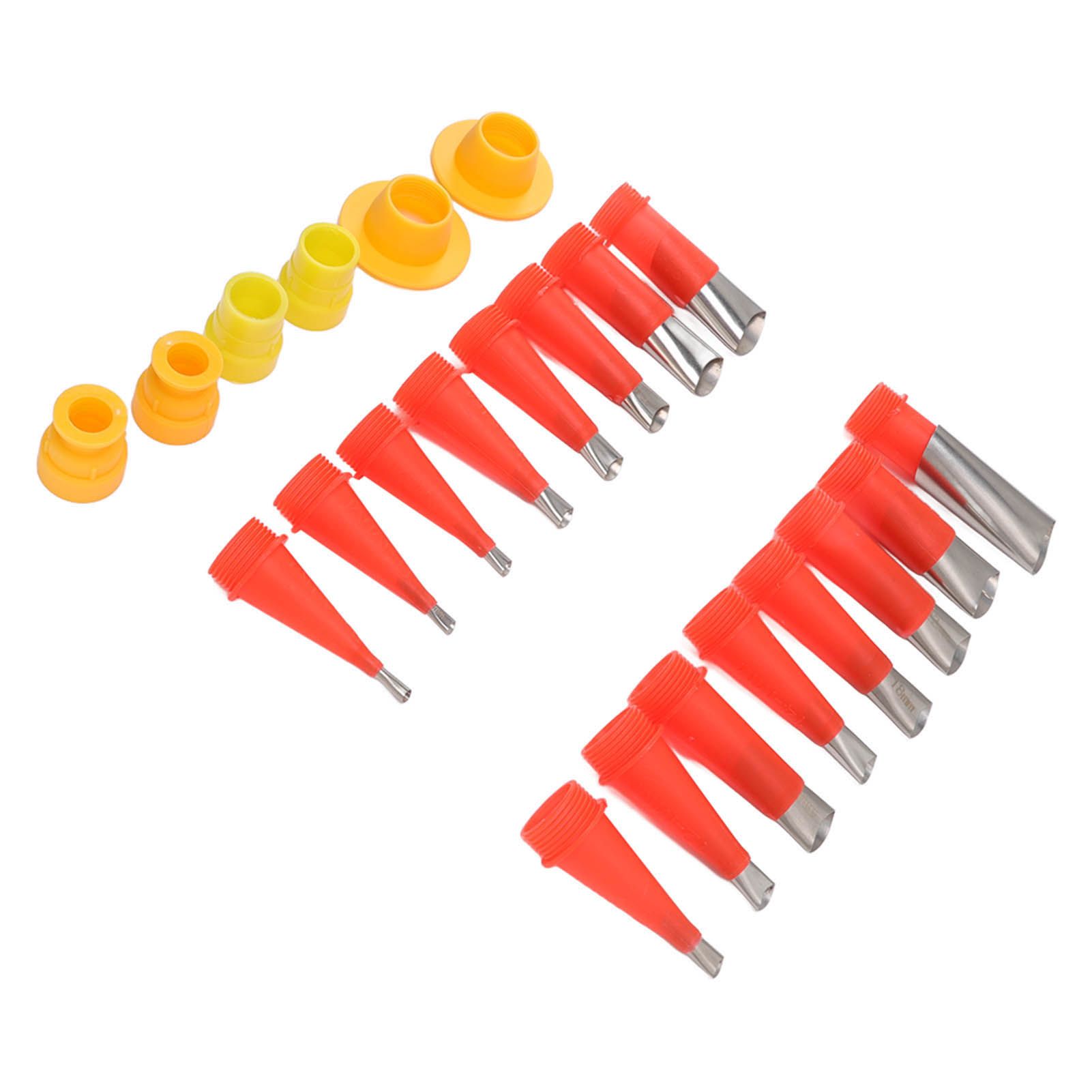 16pcs Stainless Steel Caulking Nozzle Applicator and 6pcs Connection Base view 5