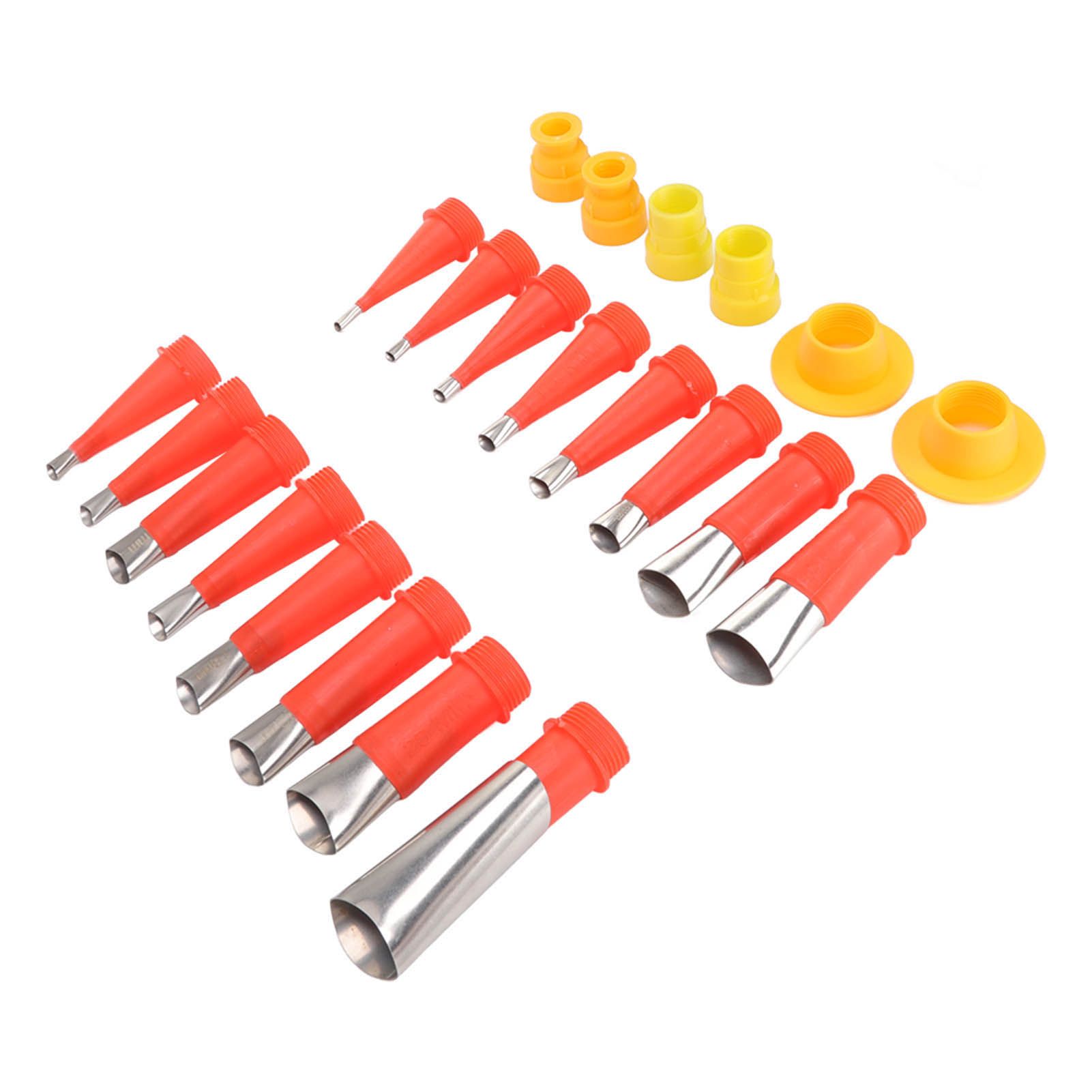 16pcs Stainless Steel Caulking Nozzle Applicator and 6pcs Connection Base view 6