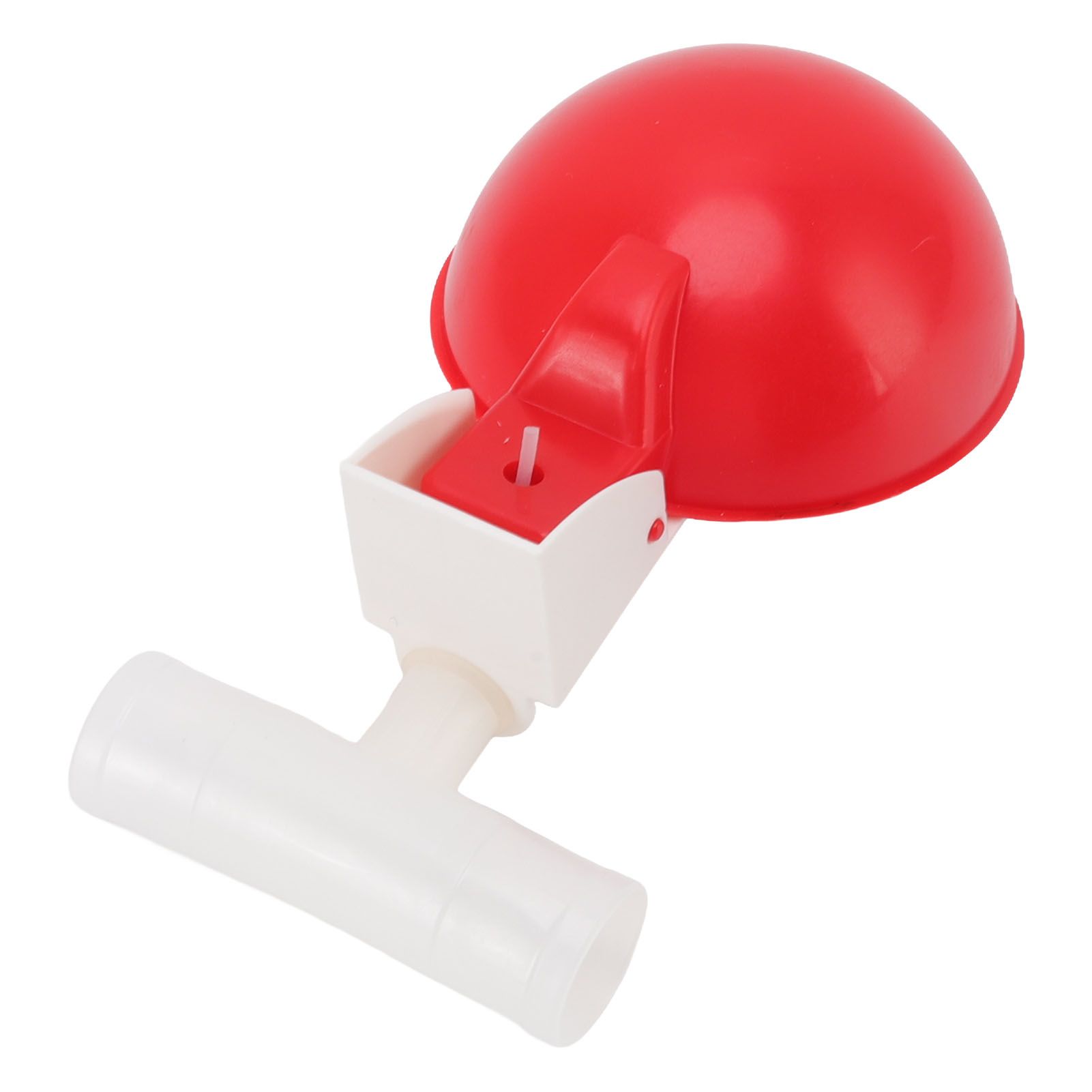 10 Set Chicken Drinking Cup Automatic Water Drinker Big Red Plastic Bowl for view 9