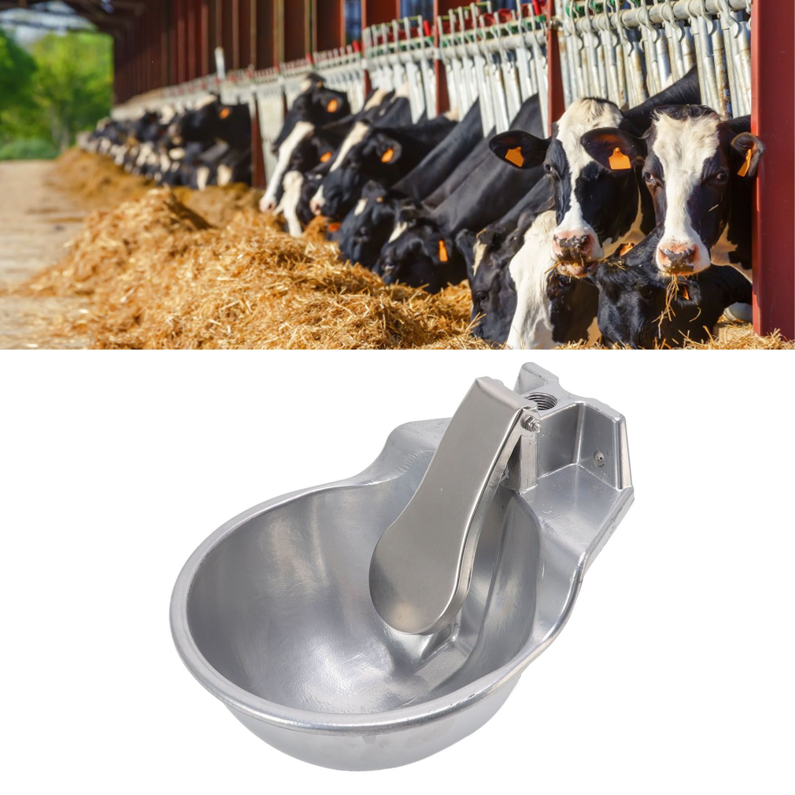 Automatic Livestock Drinking Bowl Aluminium Alloy Thickened Robust Drinking view 11