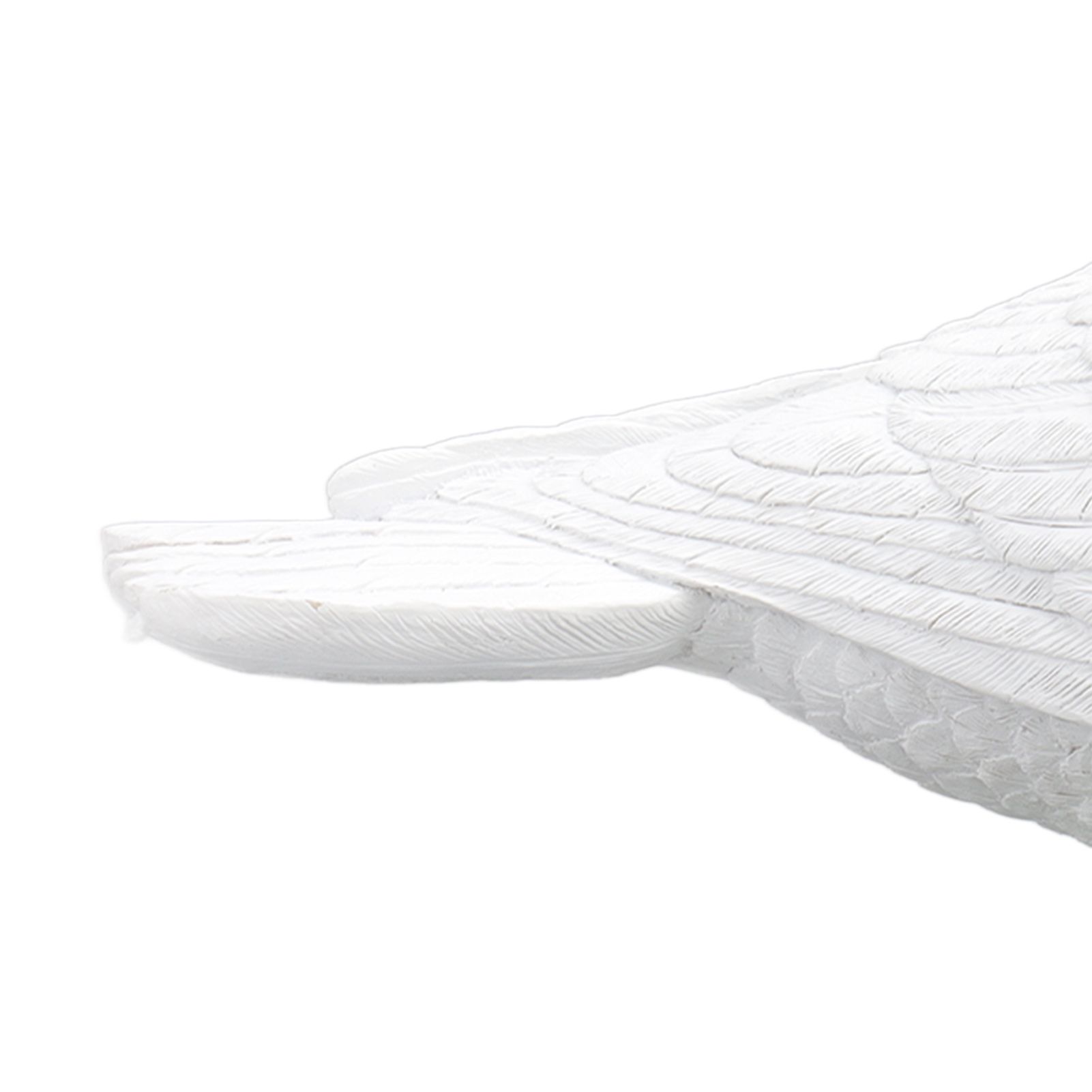 Artificial White Doves Ornament High Simulation Resin White Feather Birds view 15