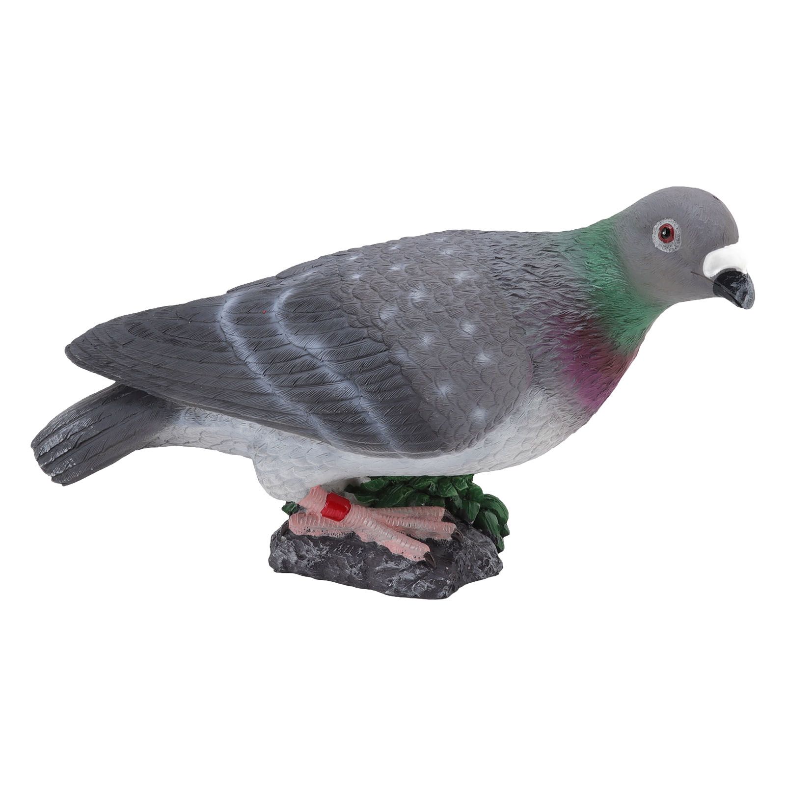 Simulation Pigeon Synthetic Resin Vivid Simulation Bird for Home Decoration — image 1