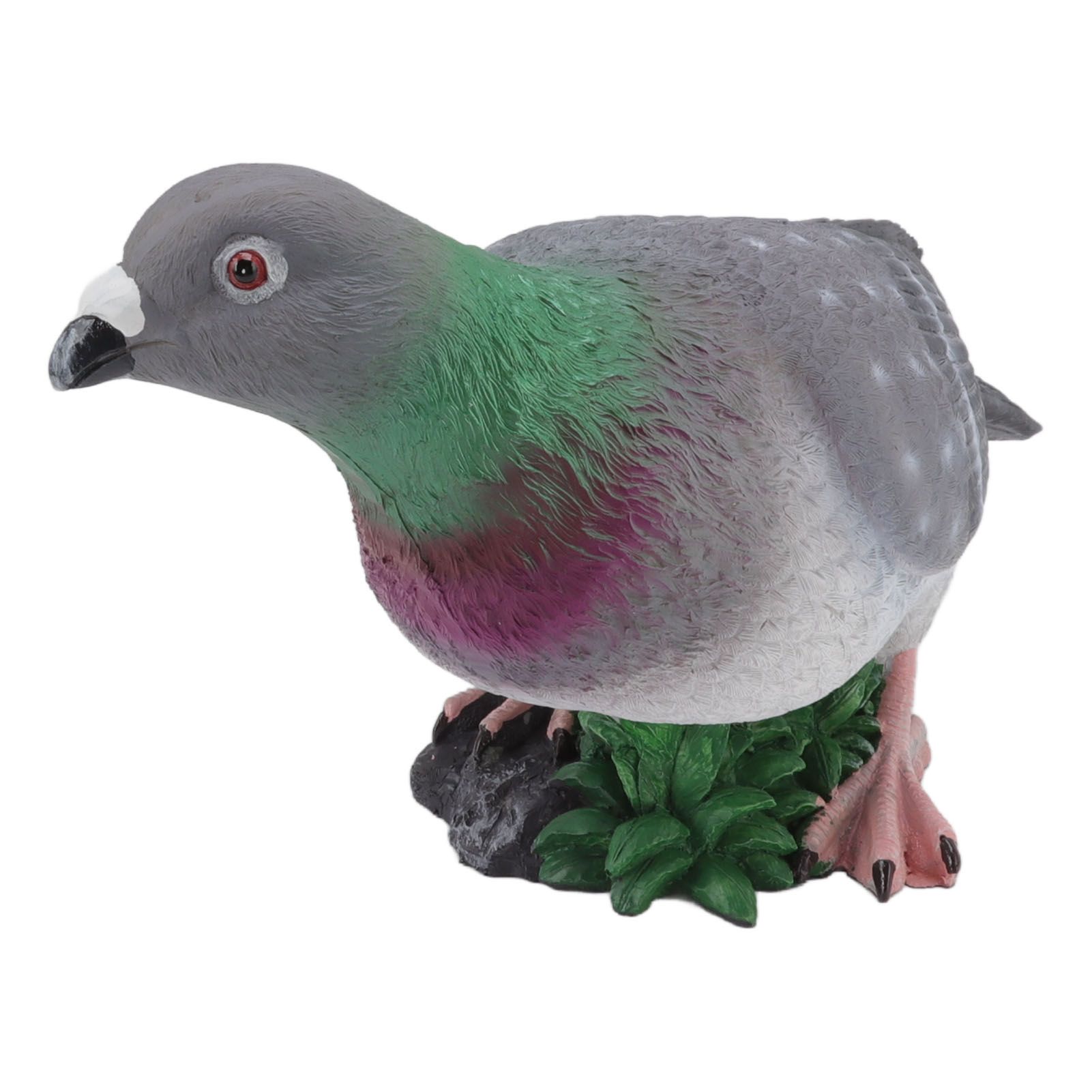 Simulation Pigeon Synthetic Resin Vivid Simulation Bird for Home Decoration view 3