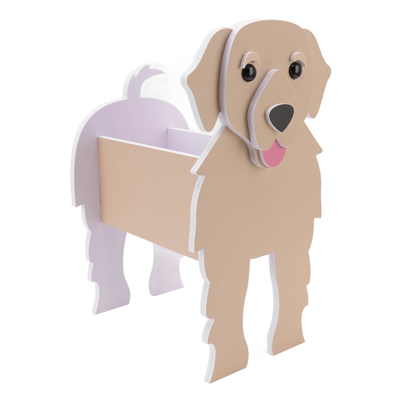 Cute Dog Flower Pot Dog Shape Planter Pot Animal Shaped Plant Container Holder view 3