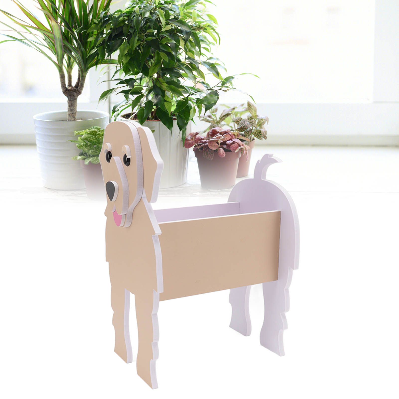 Cute Dog Flower Pot Dog Shape Planter Pot Animal Shaped Plant Container Holder view 11