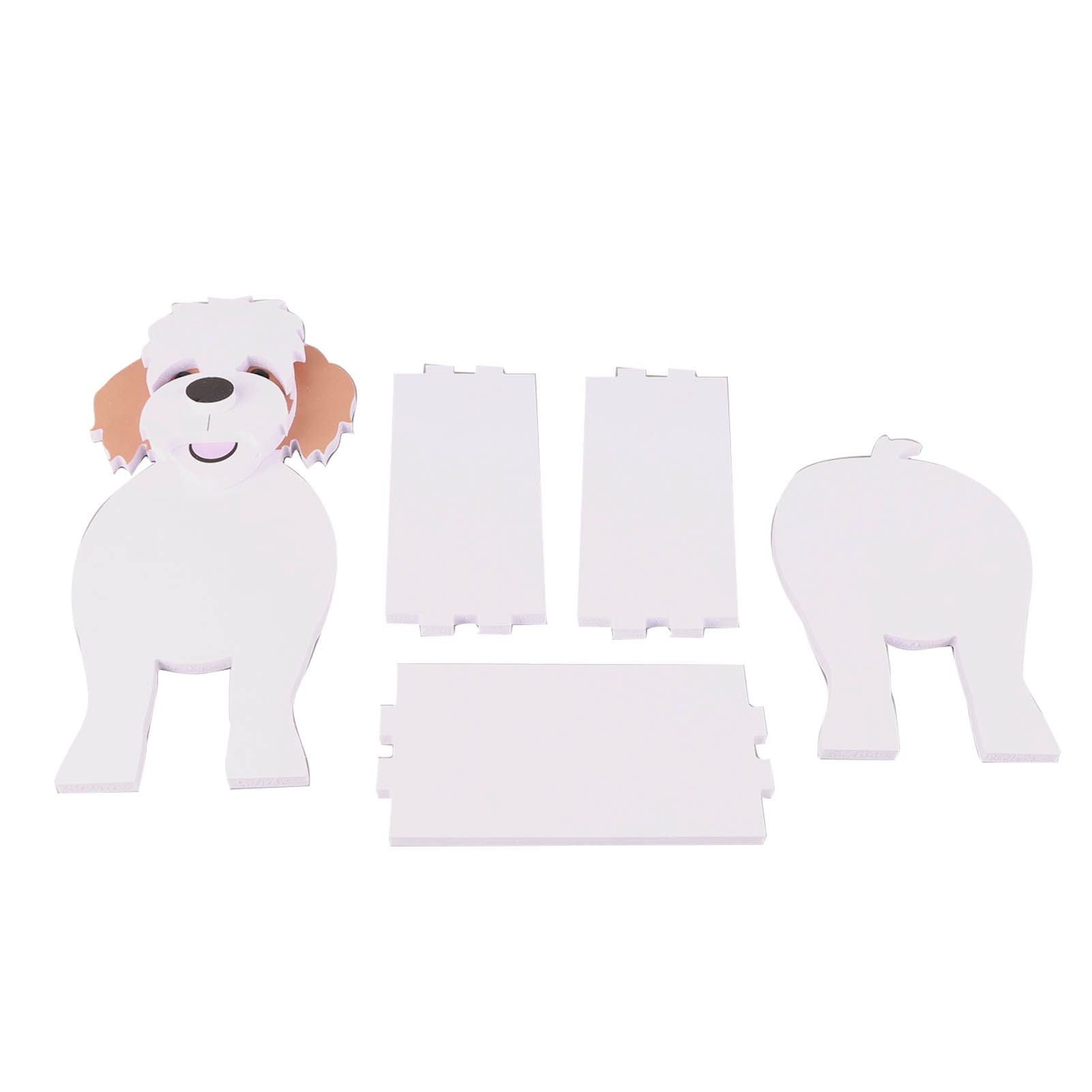 Cute Dog Flower Pot Dog Shaped Planter Pot Handicraft Plant Container Holder — image 1