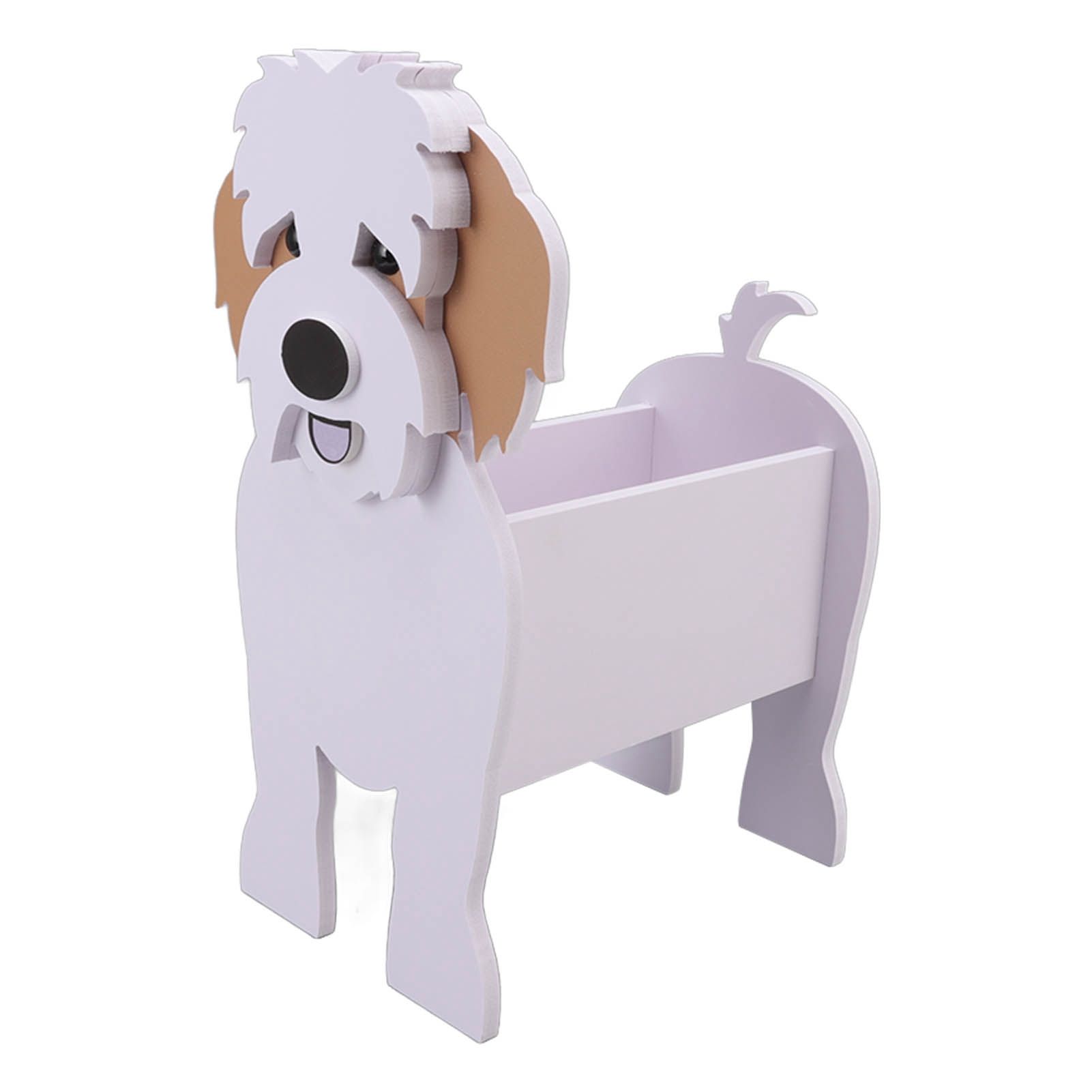 Cute Dog Flower Pot Dog Shaped Planter Pot Handicraft Plant Container Holder view 4