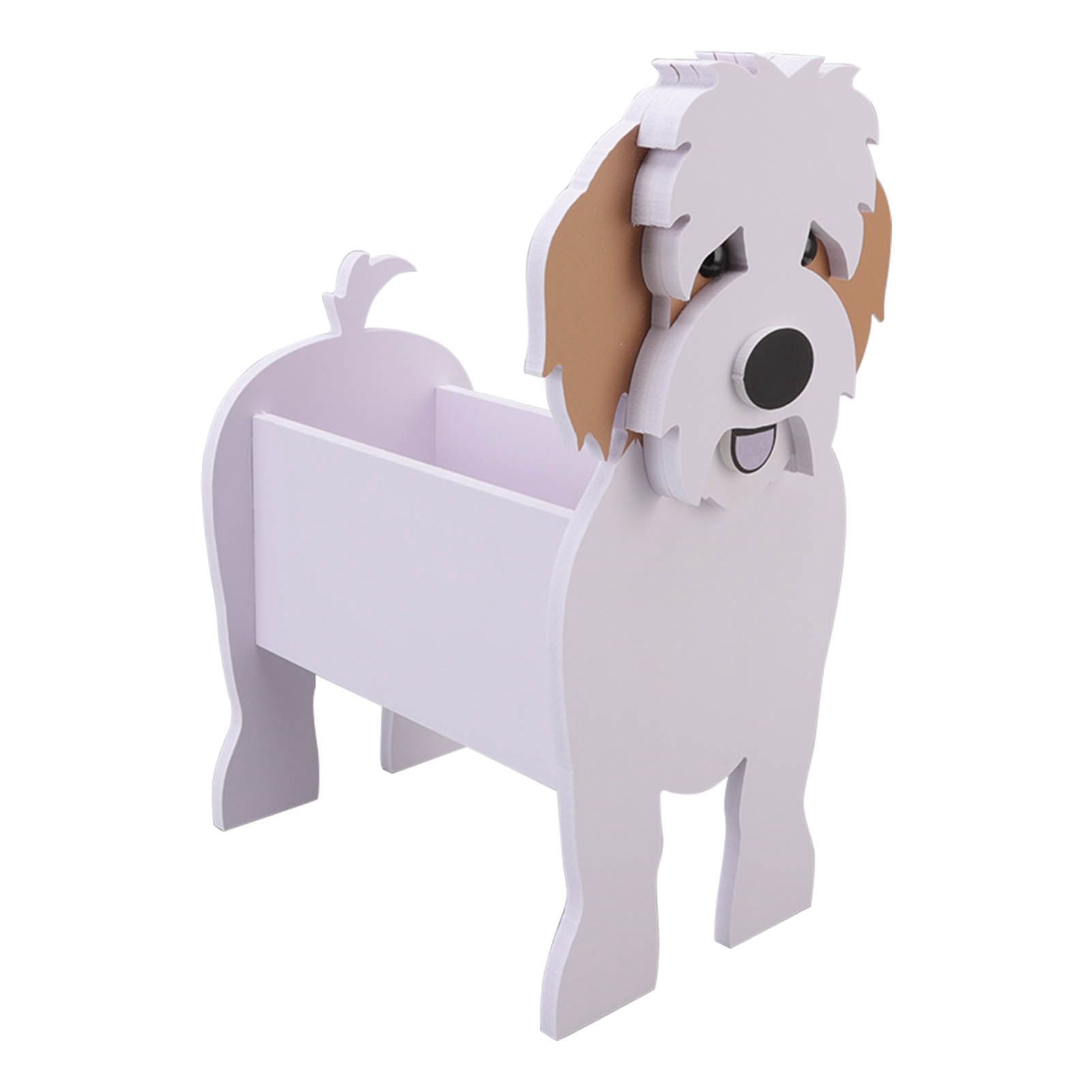 Cute Dog Flower Pot Dog Shaped Planter Pot Handicraft Plant Container Holder view 5