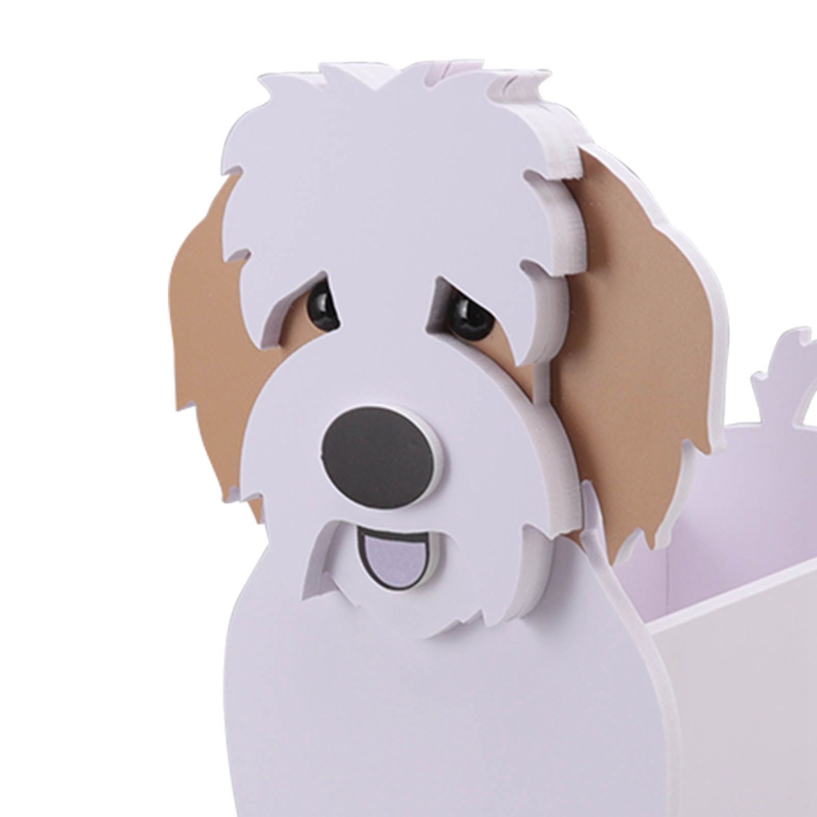 Cute Dog Flower Pot Dog Shaped Planter Pot Handicraft Plant Container Holder view 13