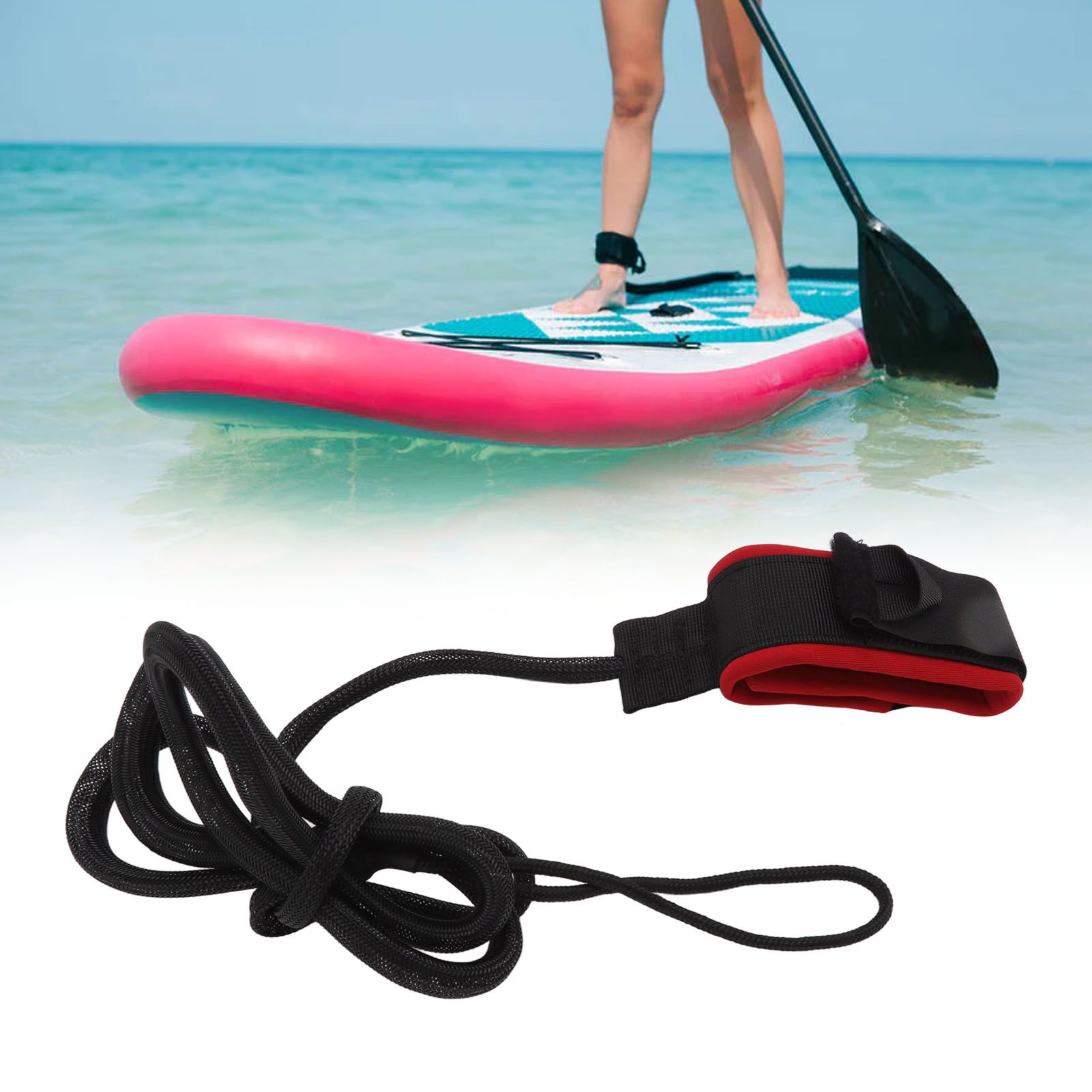 Surfboard Foot Rope Adjustable Ankle Cuffs Paddle Board Safety Lifeline view 11