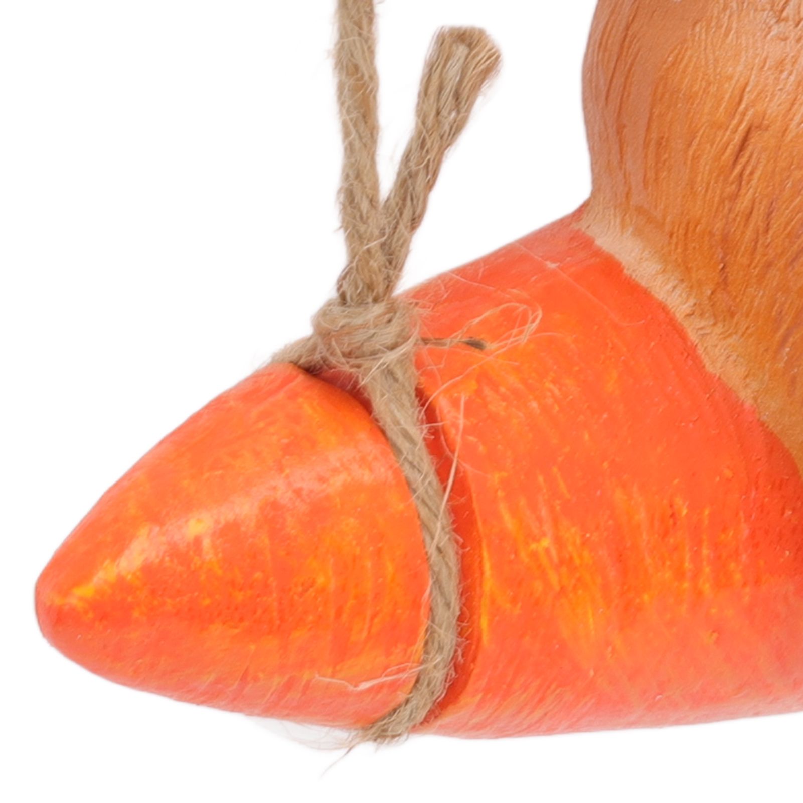 Ornament Brown Rabbit Carrot Swing Resin Modern Delicate Garden Home view 15