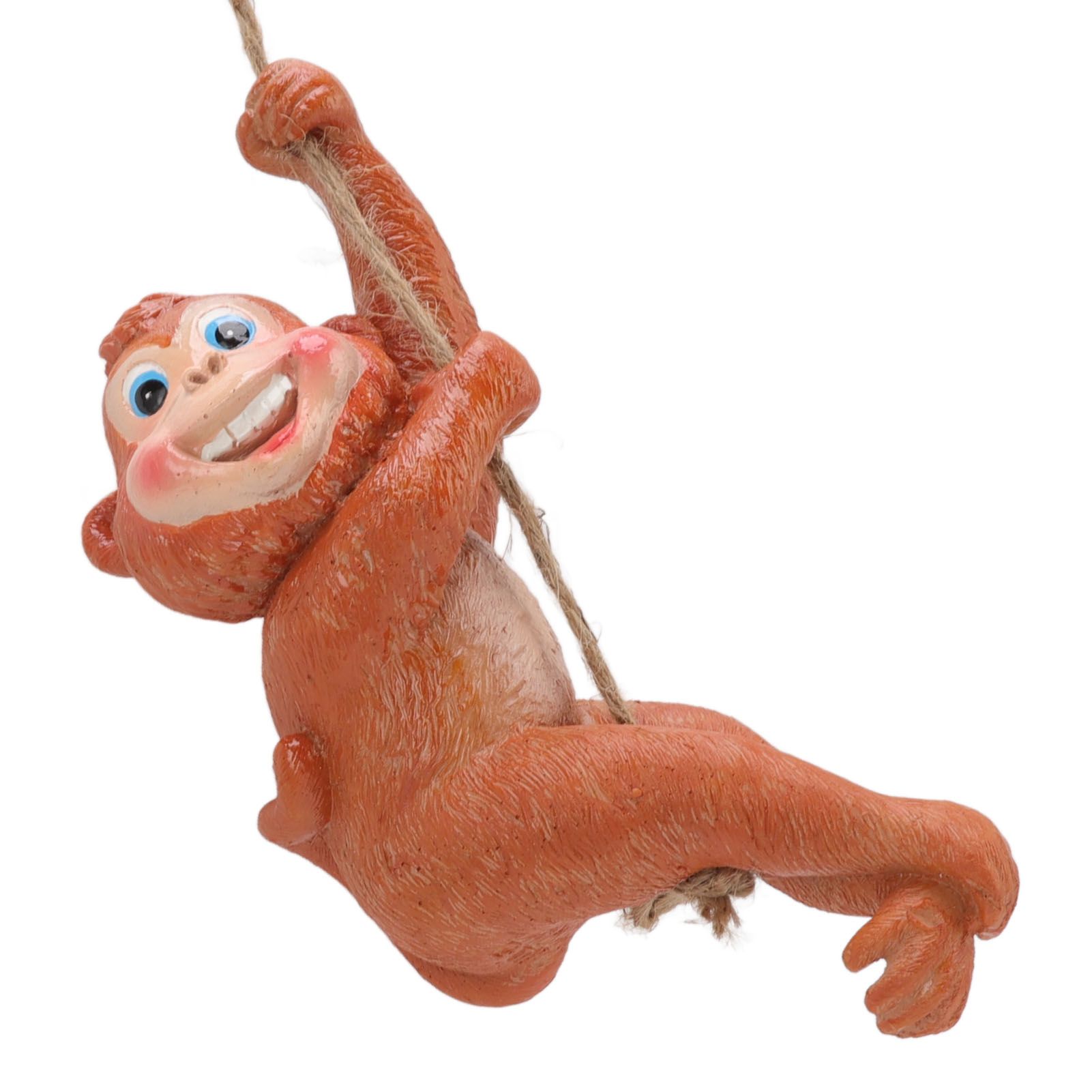 Swing Monkey Statue Ornament Resin Hand Painted Vivid Animal Sculpture Pendant view 10