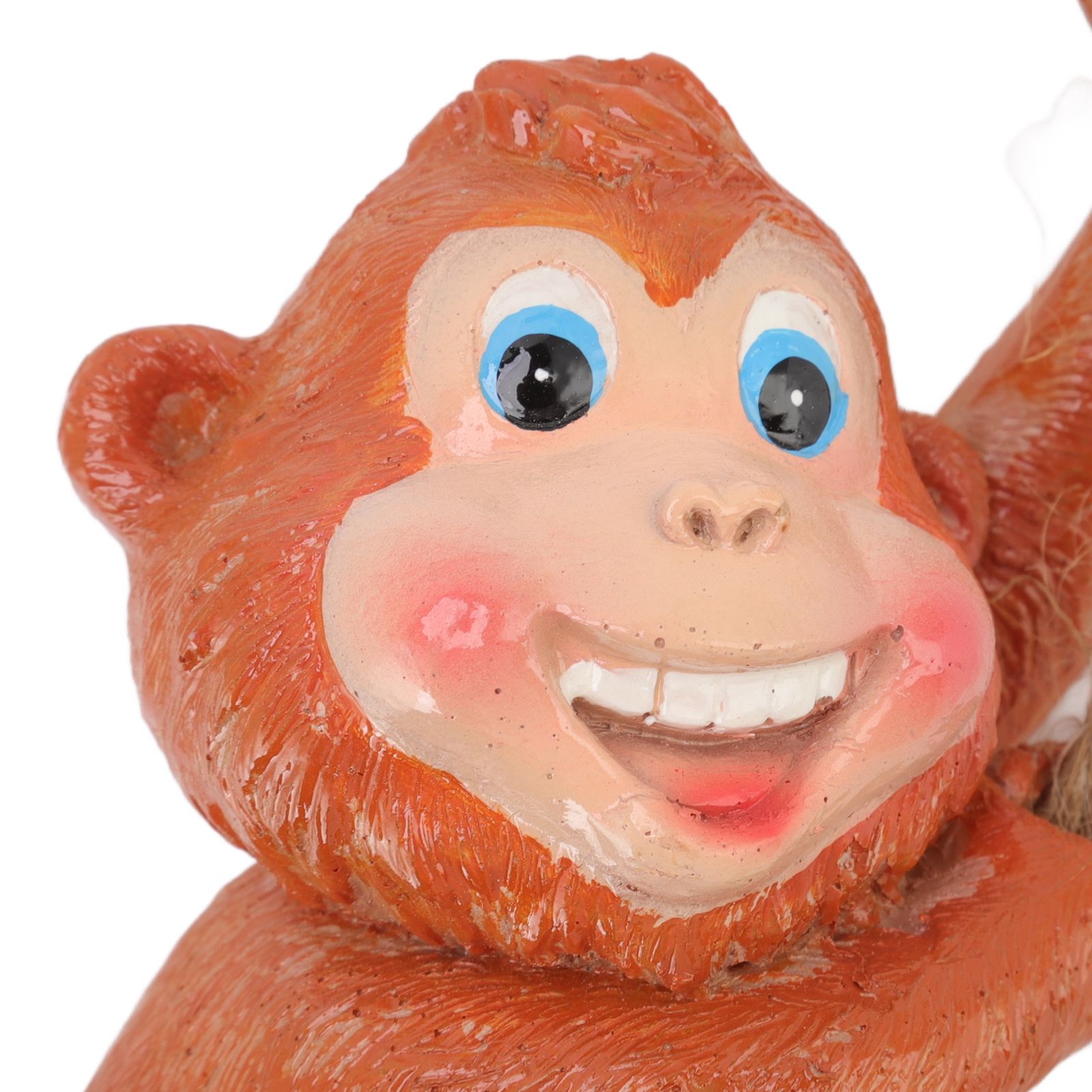 Swing Monkey Statue Ornament Resin Hand Painted Vivid Animal Sculpture Pendant view 13