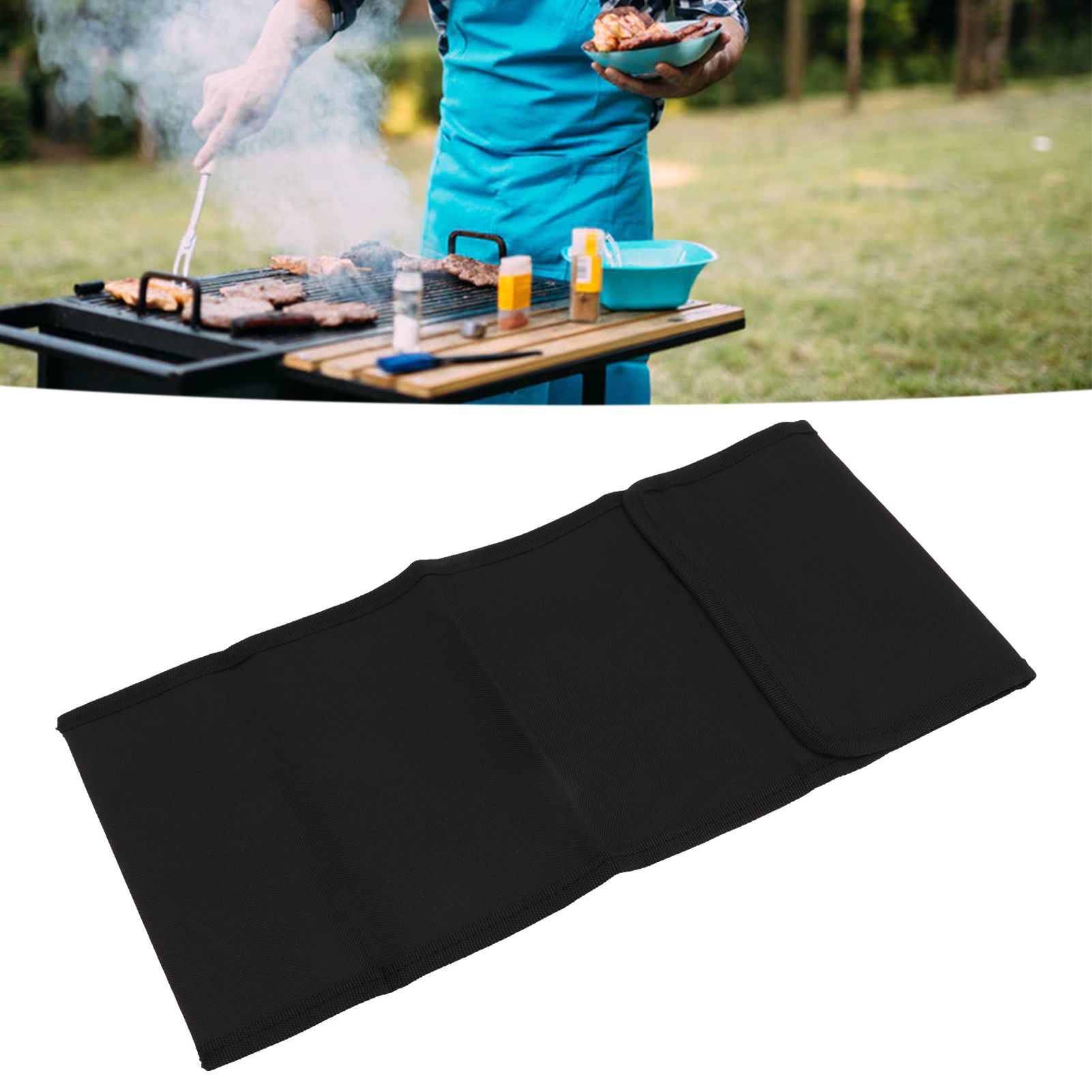 BBQ Tool Storage Bag Oxford Cloth Foldable Portable Barbecue Tool Holder Bag view 11