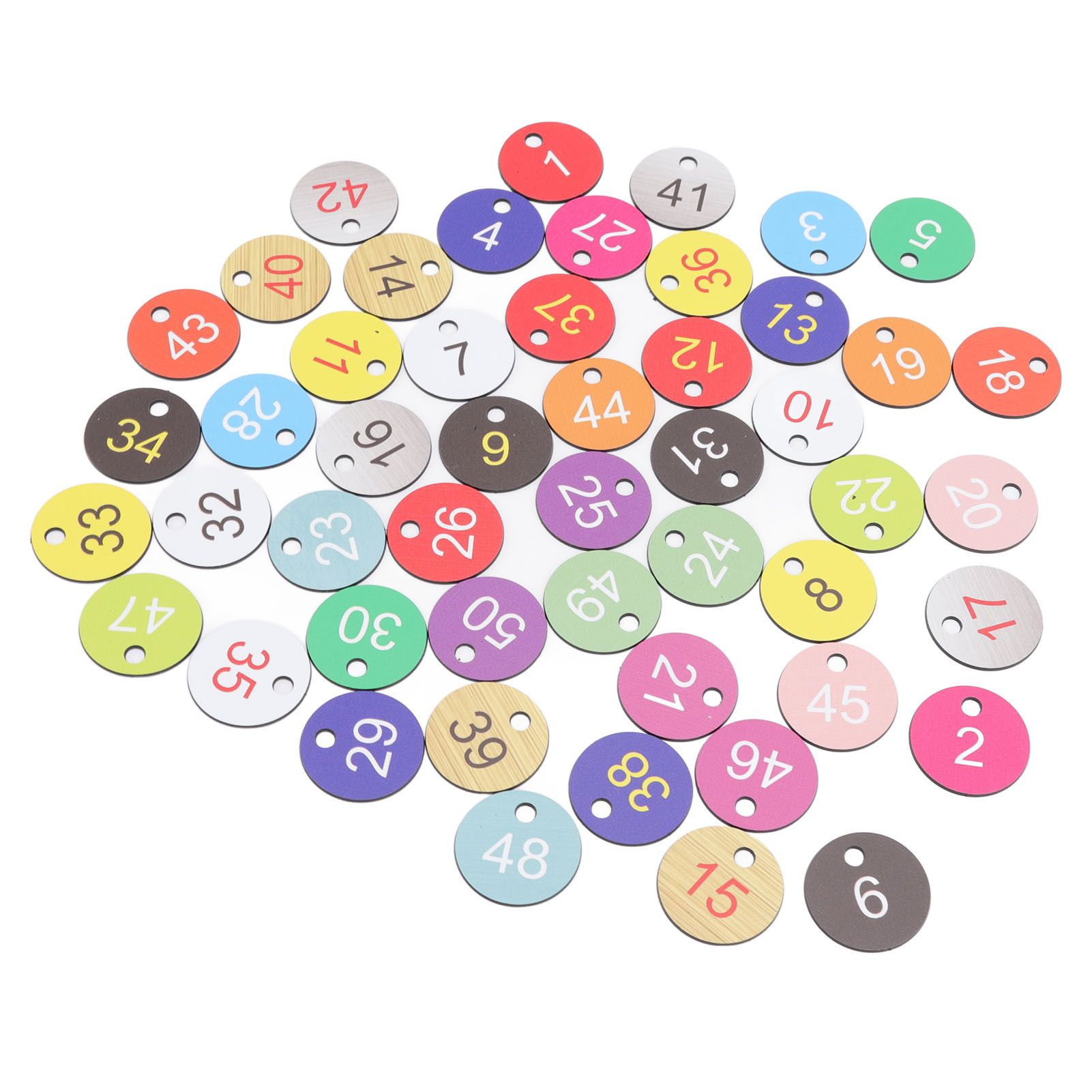 50Pcs Round Plastic Number Tags Plastic Number Labels for Beekeeping Livestock view 5