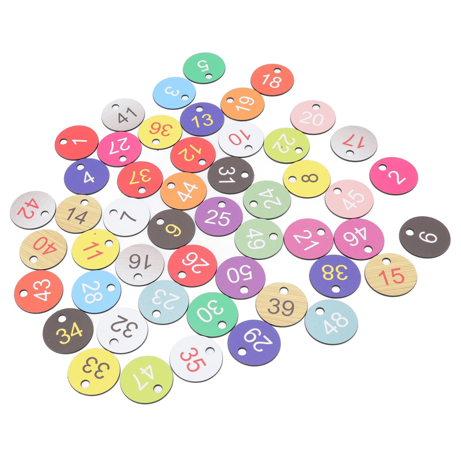50Pcs Round Plastic Number Tags Plastic Number Labels for Beekeeping Livestock view 6