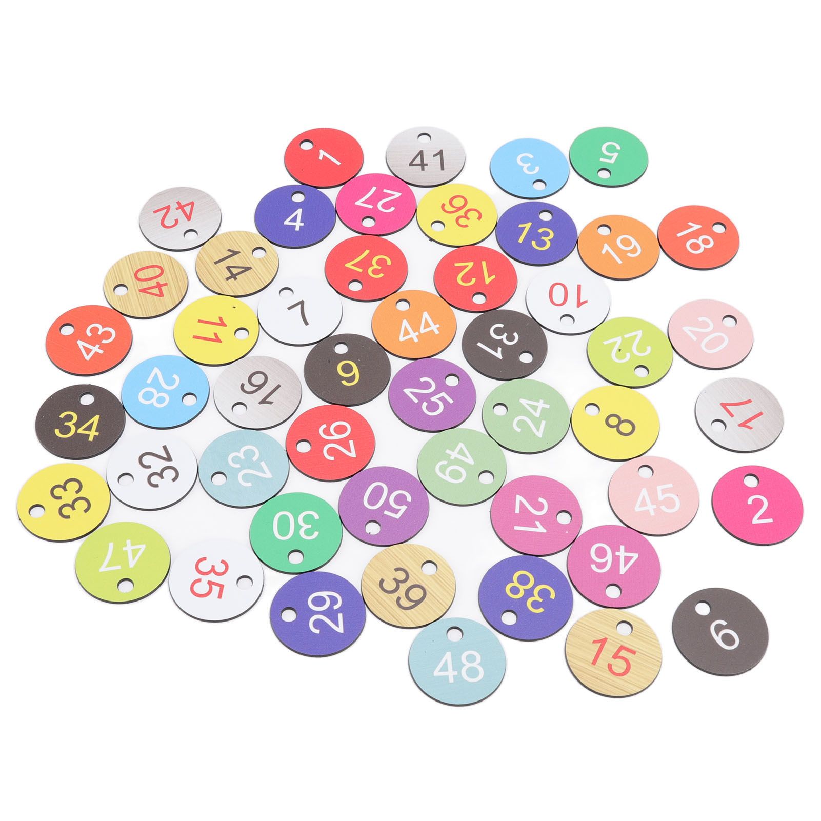 50Pcs Round Plastic Number Tags Plastic Number Labels for Beekeeping Livestock view 7