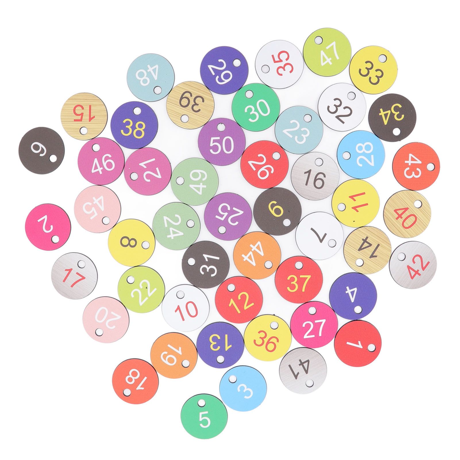 50Pcs Round Plastic Number Tags Plastic Number Labels for Beekeeping Livestock view 9