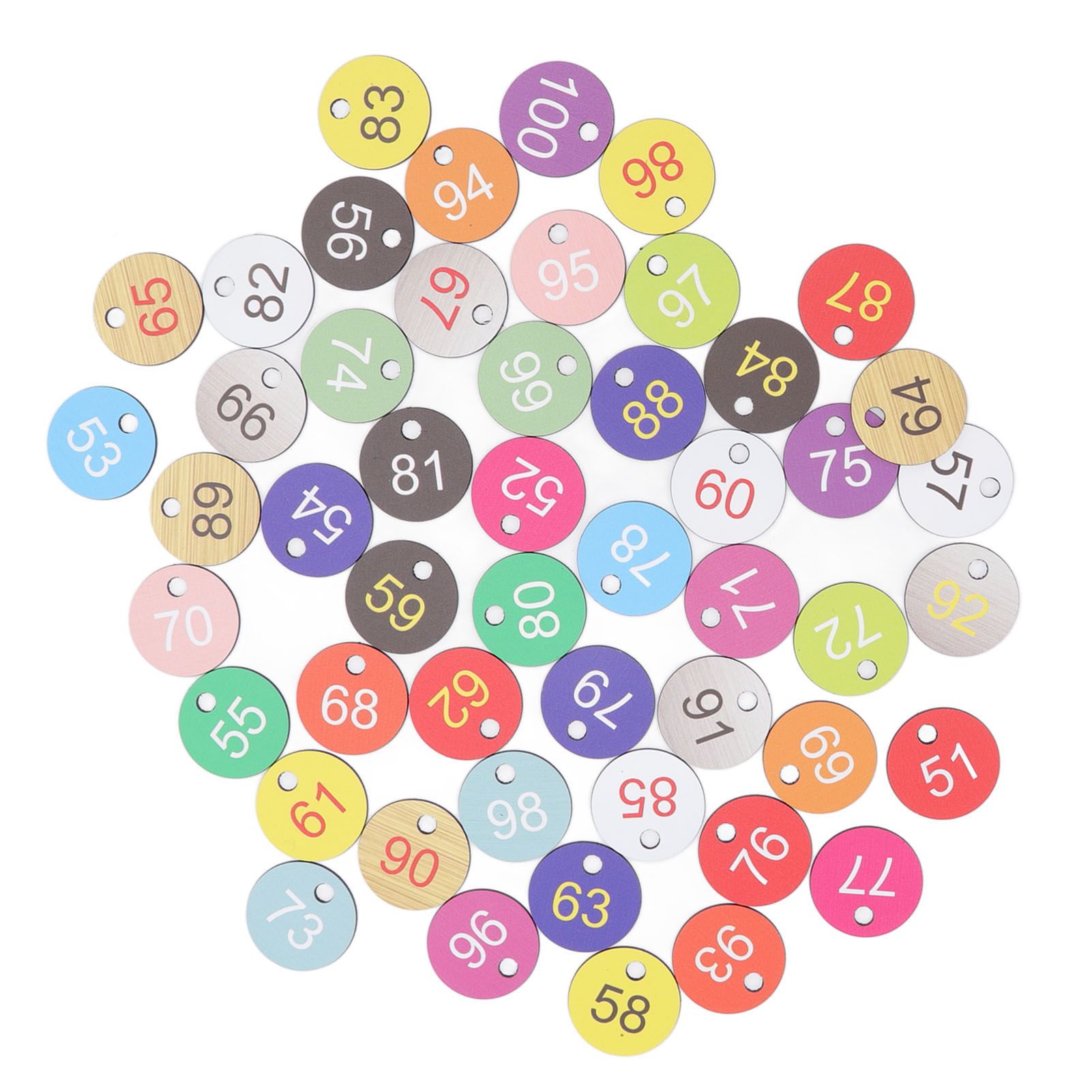 50Pcs Round Plastic Number Tags Plastic Number Labels for Beekeeping Livestock view 10