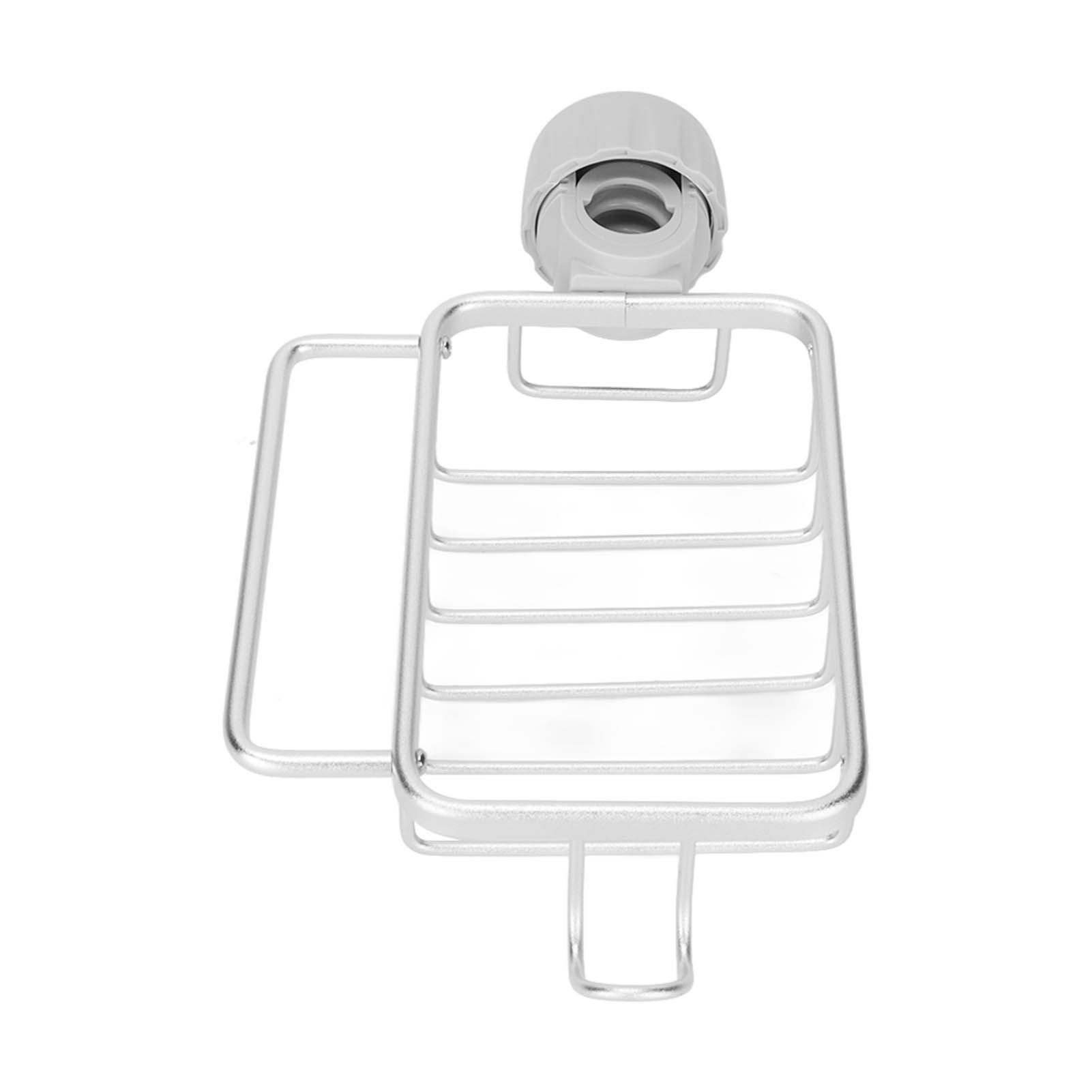 Kitchen Faucet Storage Rack Faucet Sponge Holder Hanging Drain Rack with Towel view 5
