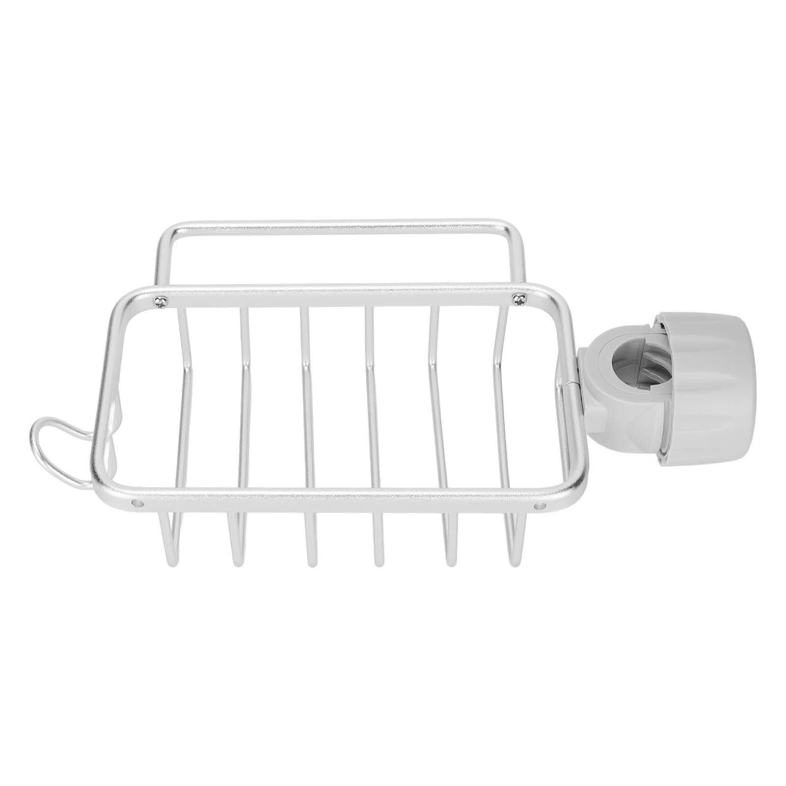 Kitchen Faucet Storage Rack Faucet Sponge Holder Hanging Drain Rack with Towel view 6
