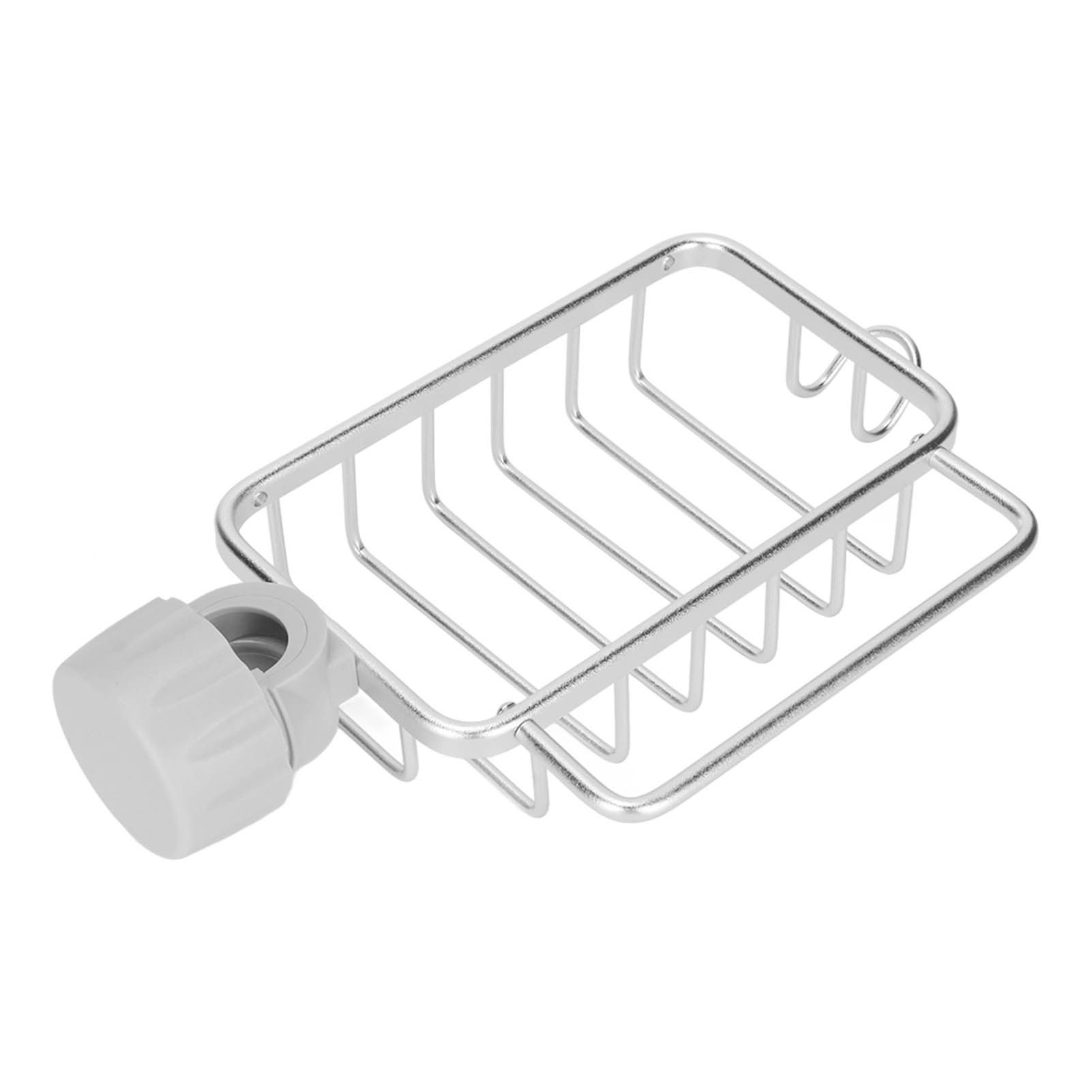 Kitchen Faucet Storage Rack Faucet Sponge Holder Hanging Drain Rack with Towel view 8