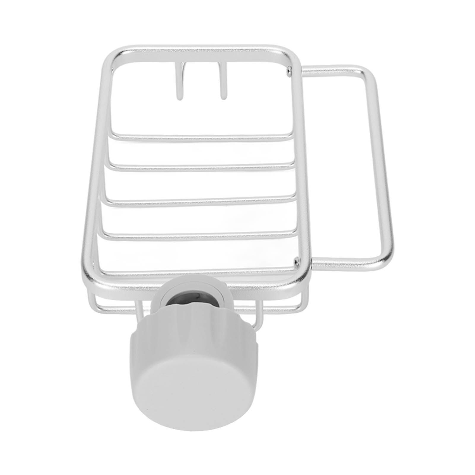 Kitchen Faucet Storage Rack Faucet Sponge Holder Hanging Drain Rack with Towel view 9