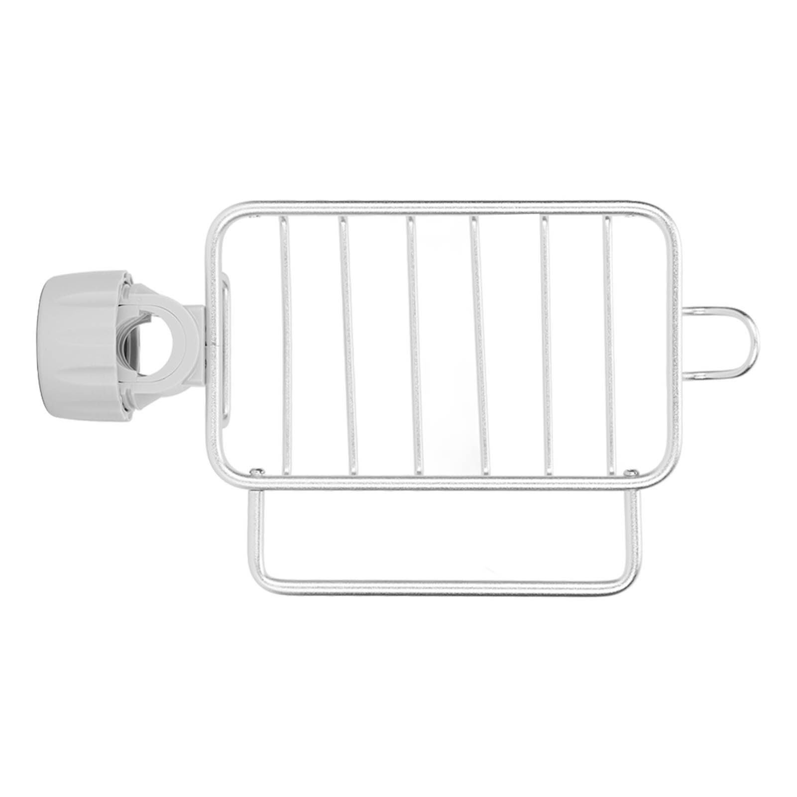 Kitchen Faucet Storage Rack Faucet Sponge Holder Hanging Drain Rack with Towel view 10