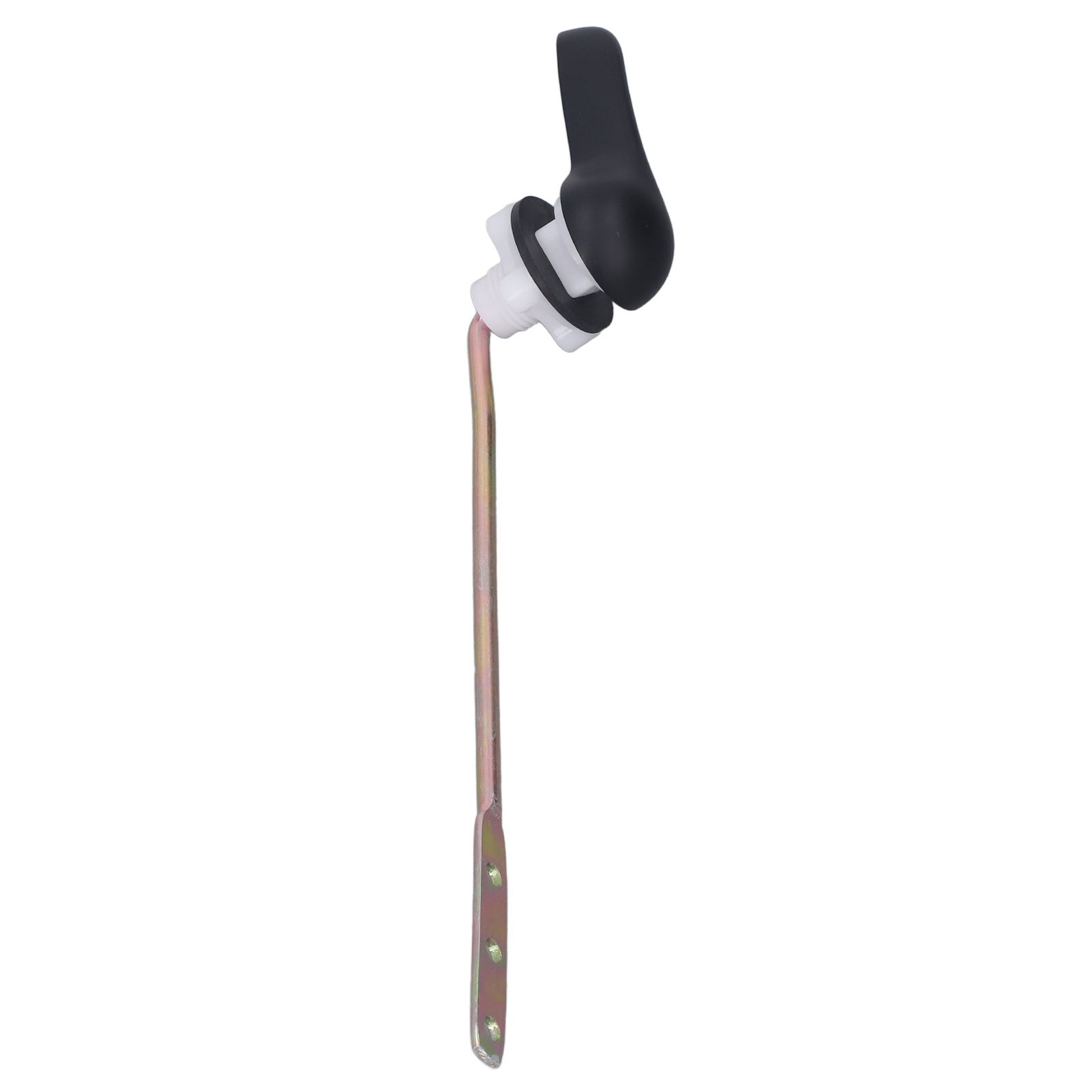 Side Mount Toilet Handle Zinc Alloy Black Toilet Flush Handle Replacement for view 5