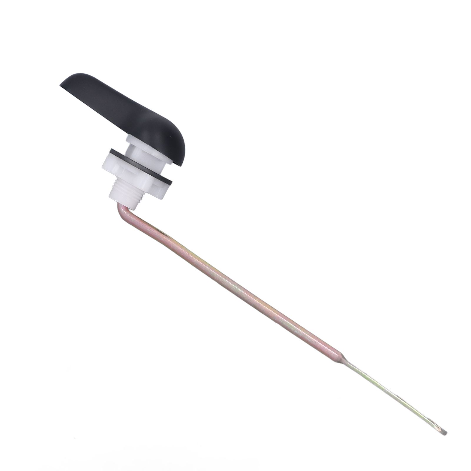 Side Mount Toilet Handle Zinc Alloy Black Toilet Flush Handle Replacement for view 6