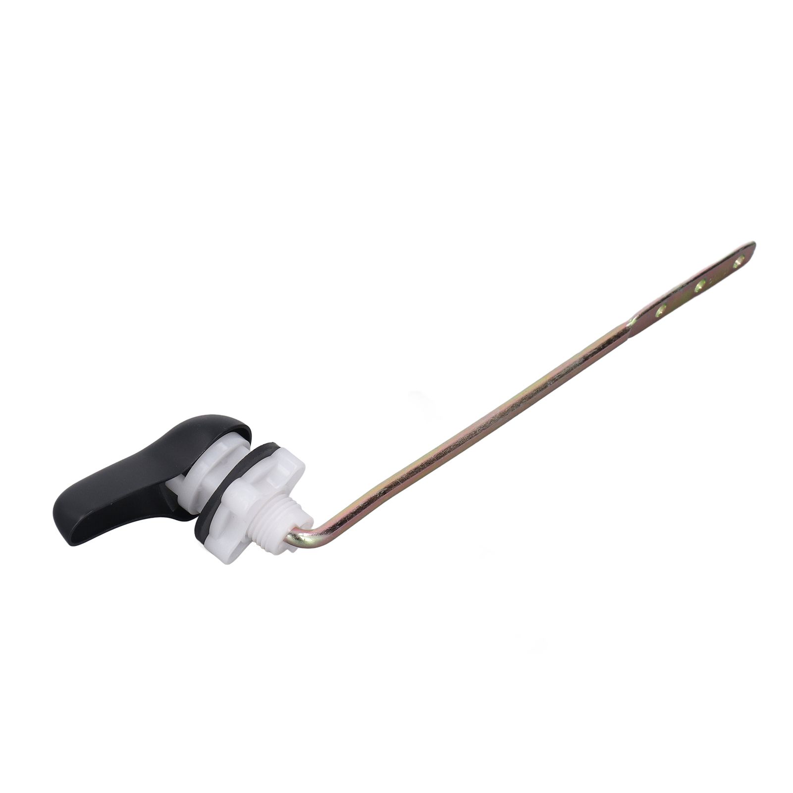 Side Mount Toilet Handle Zinc Alloy Black Toilet Flush Handle Replacement for view 9