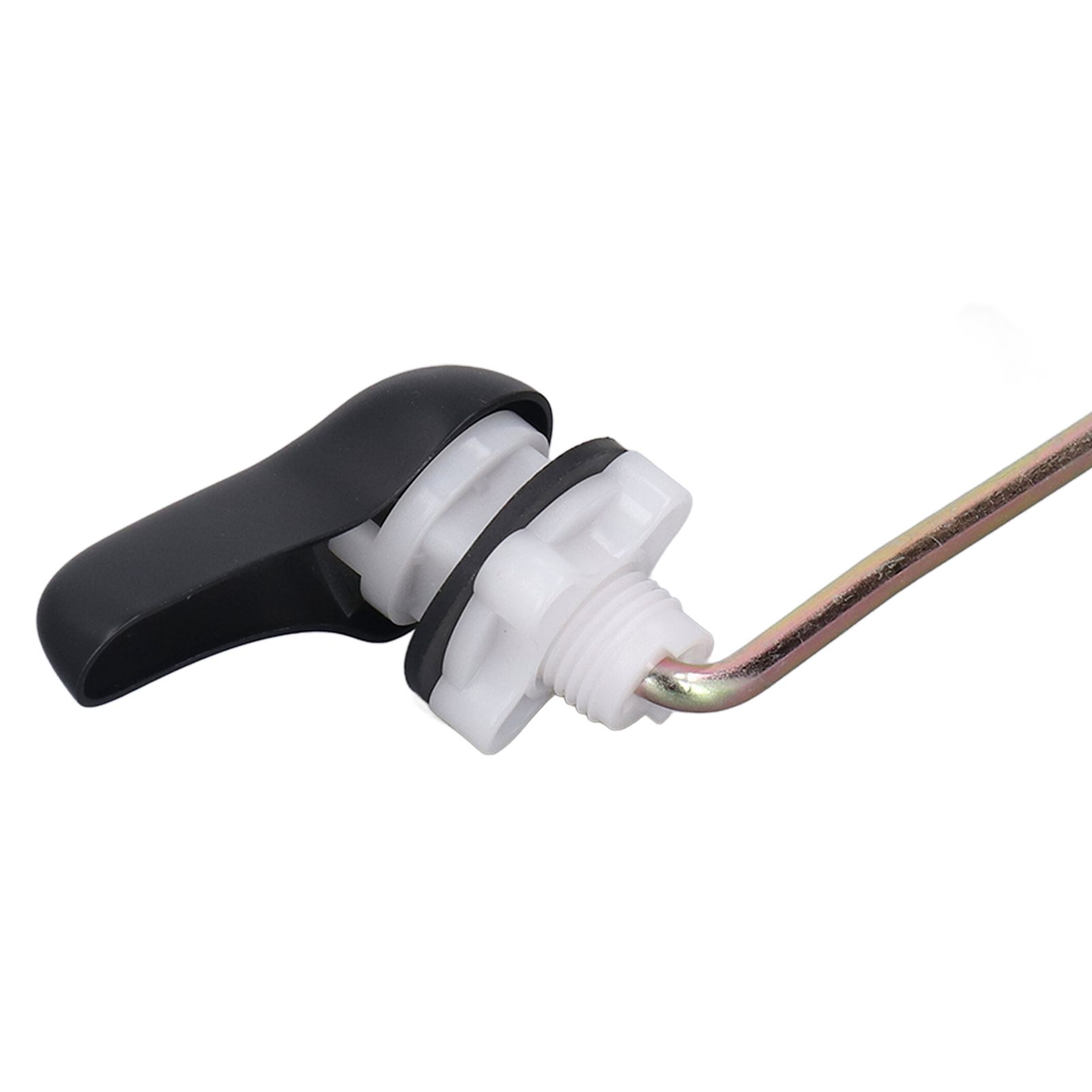 Side Mount Toilet Handle Zinc Alloy Black Toilet Flush Handle Replacement for view 13