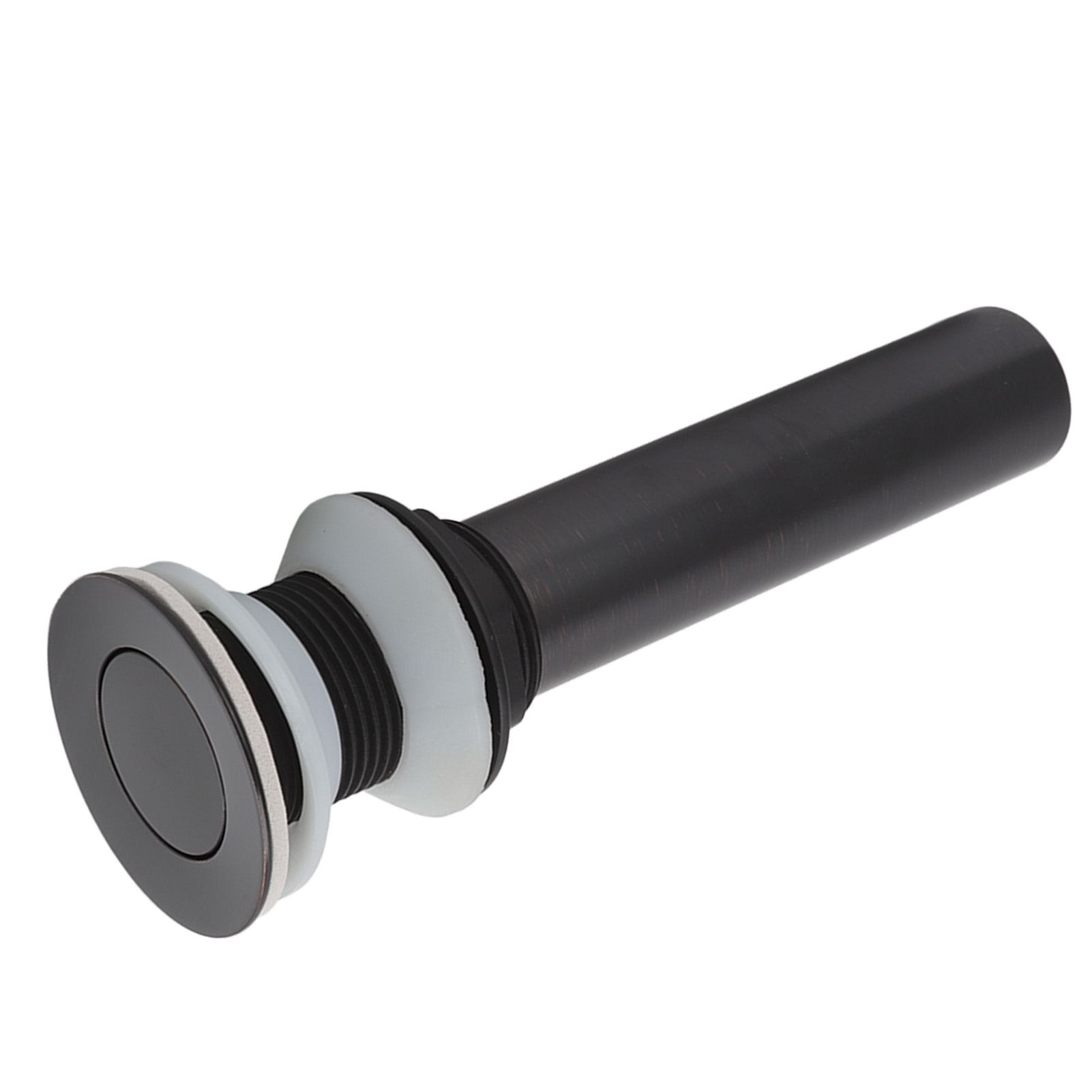 Bathroom Sink Drain Without Overflow Vessel Sink Lavatory Vanity Push Type view 3