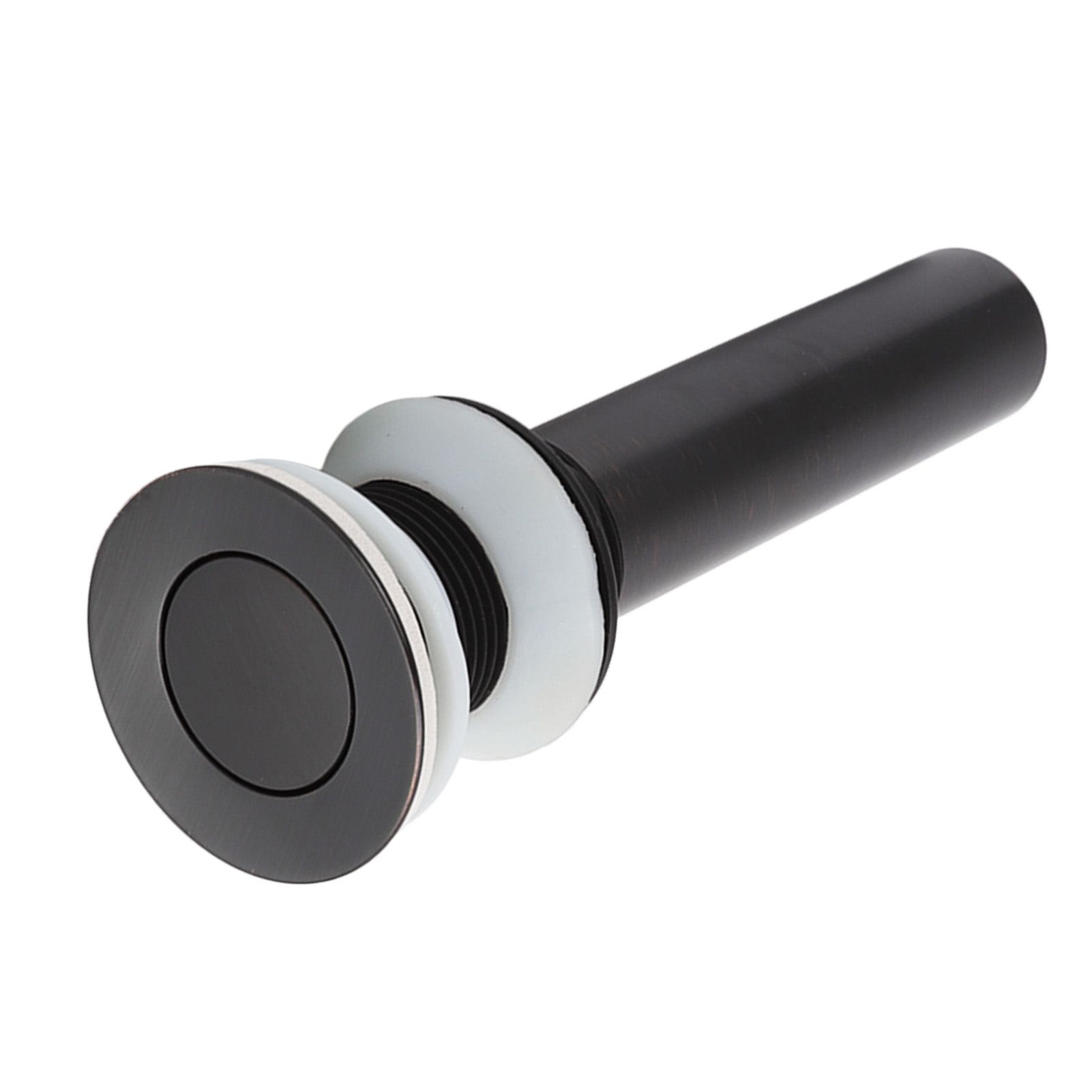 Bathroom Sink Drain Without Overflow Vessel Sink Lavatory Vanity Push Type view 5