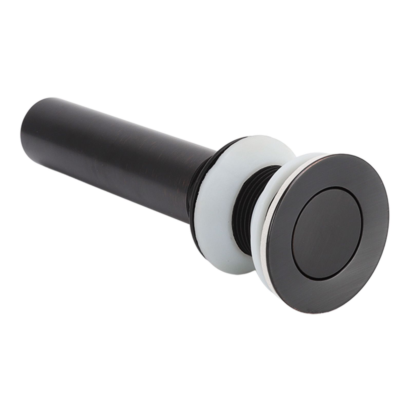 Bathroom Sink Drain Without Overflow Vessel Sink Lavatory Vanity Push Type view 6