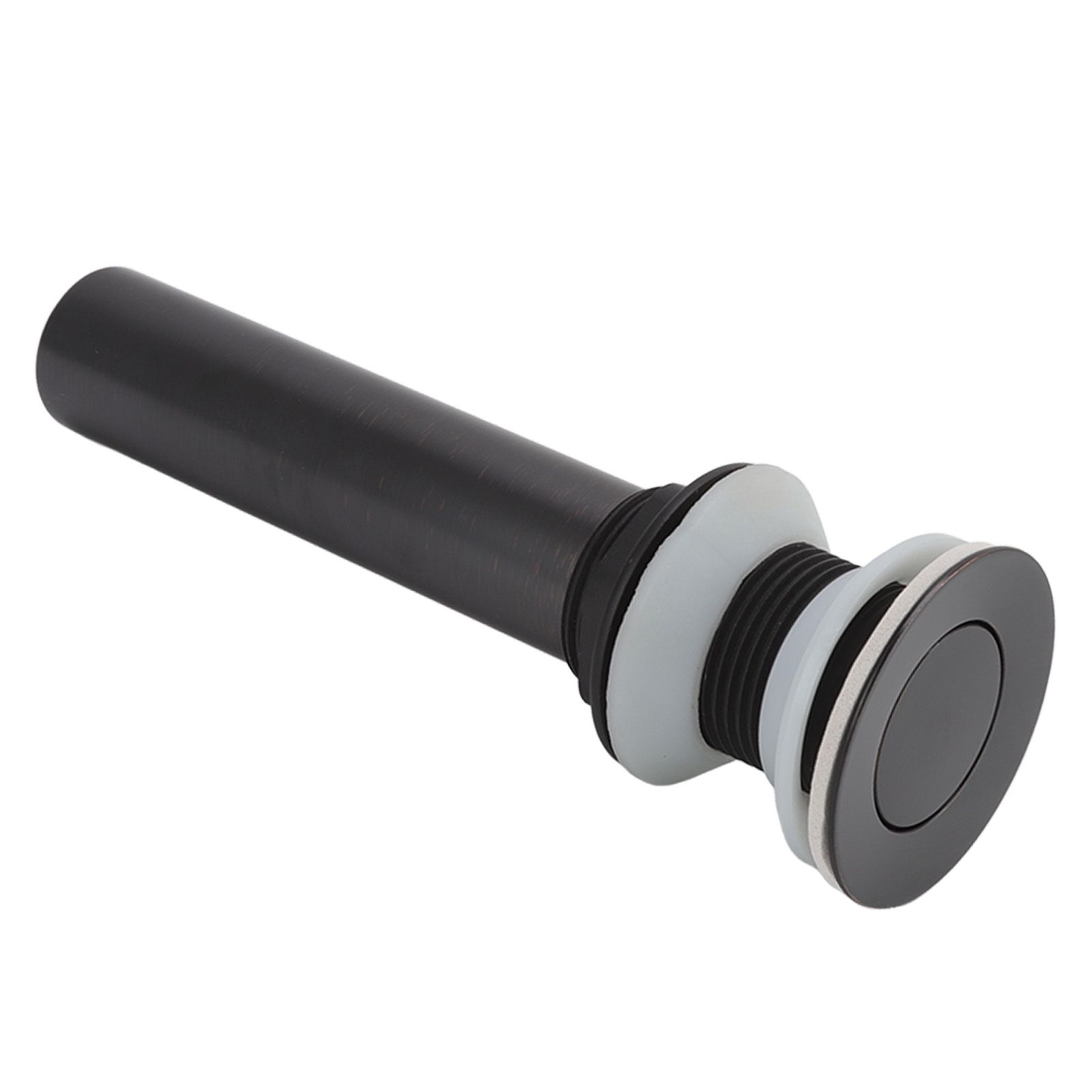 Bathroom Sink Drain Without Overflow Vessel Sink Lavatory Vanity Push Type view 10
