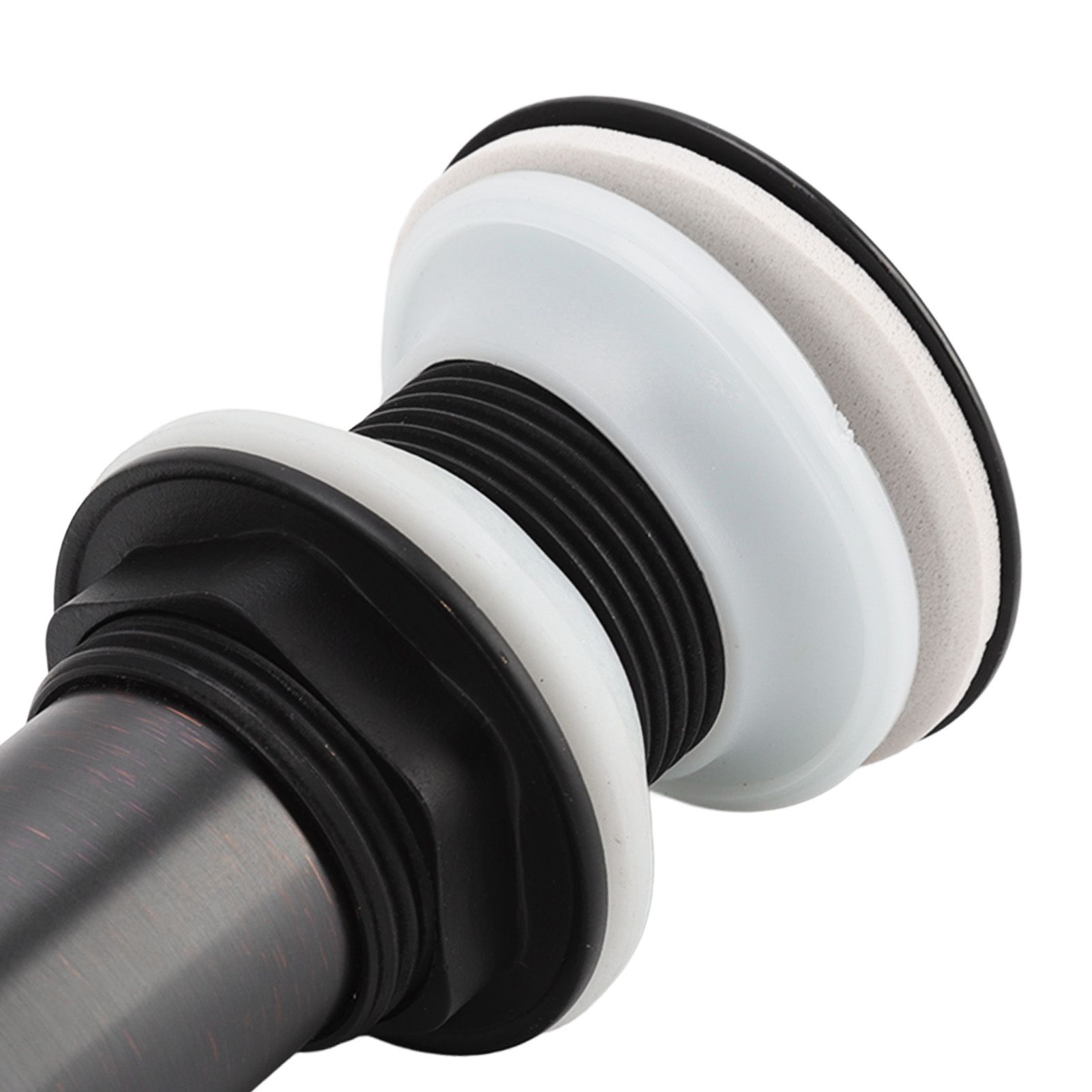 Bathroom Sink Drain Without Overflow Vessel Sink Lavatory Vanity Push Type view 15