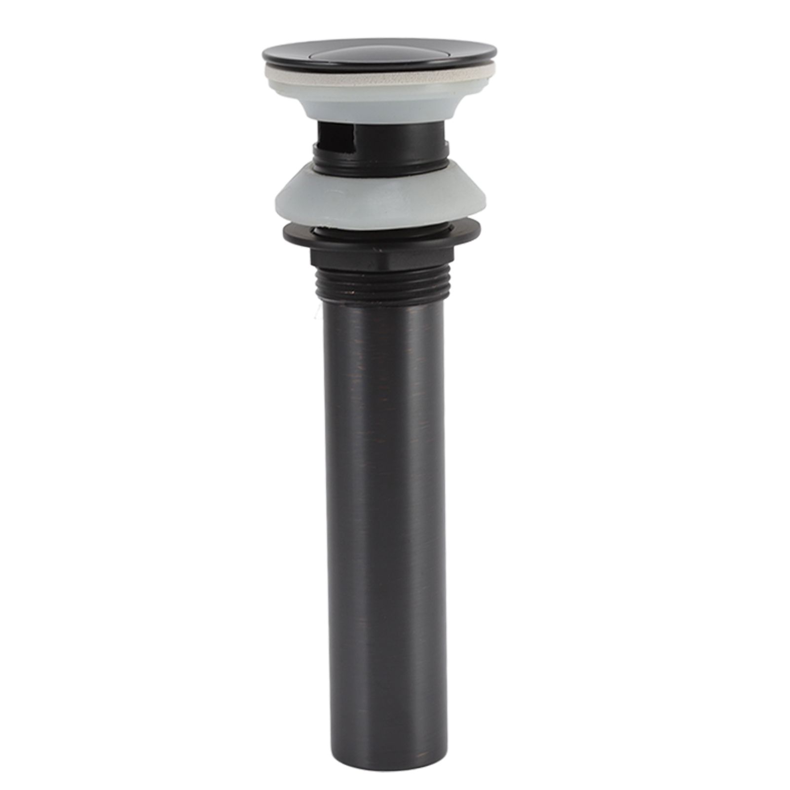 Bathroom Basin Sink Drain Brass Stainless Steel Pop Up Draining Stopper — image 1