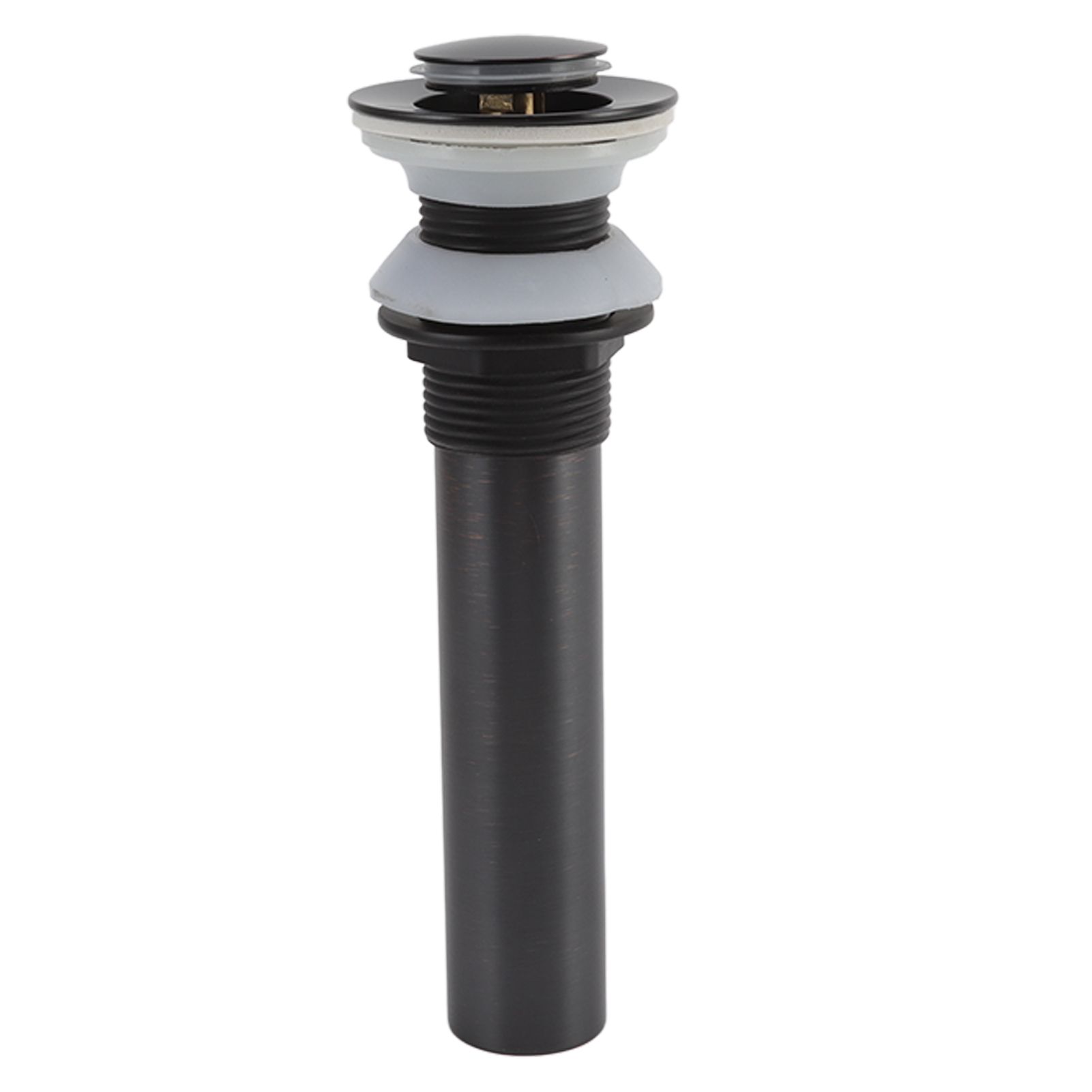 Bathroom Basin Sink Drain Brass Stainless Steel Pop Up Draining Stopper view 8