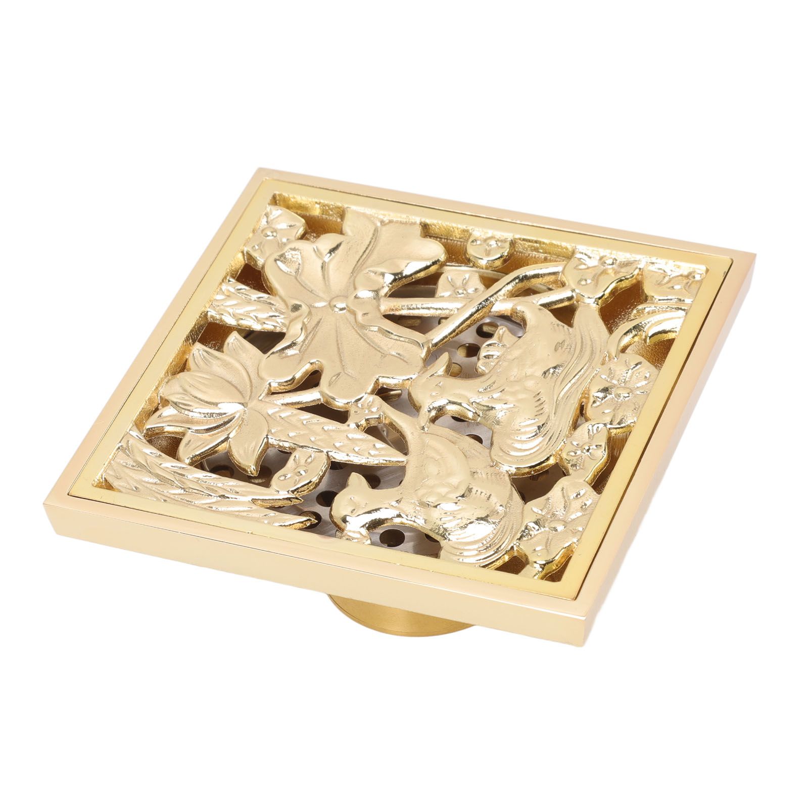 Floor Drain Shallow Water Quadrate Copper Stainless Steel Odor Proof Insect view 2